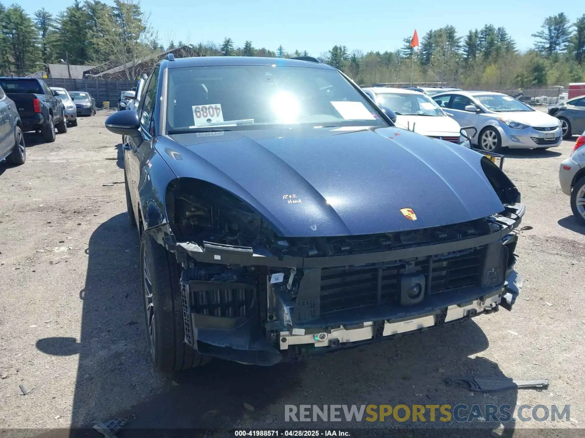 13 fotografías del automóvil dañado WP1AA2AY1PDA09888 PORSCHE CAYENNE 2023