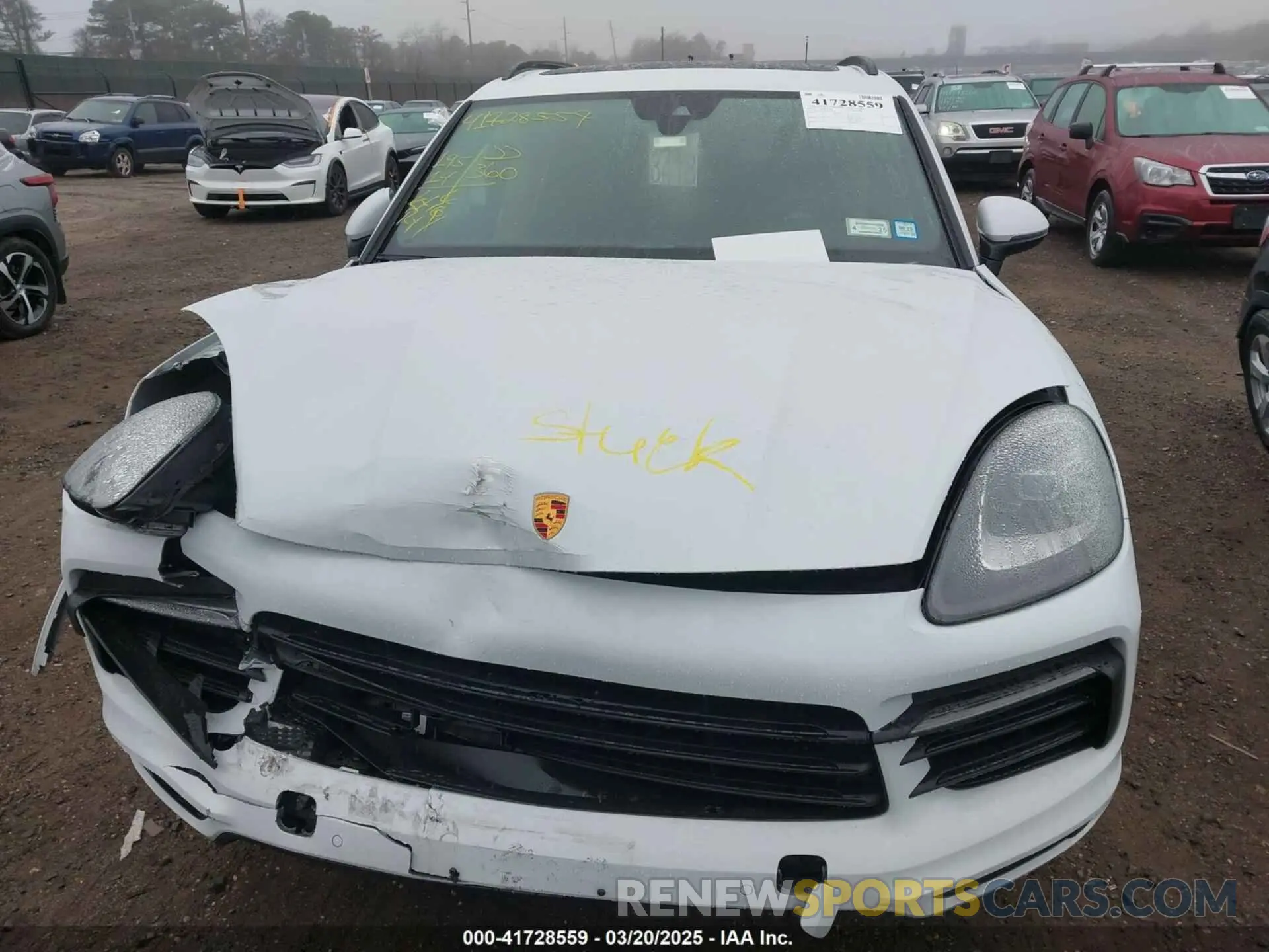 12 fotografías del automóvil dañado WP1AA2AY4PDA04474 PORSCHE CAYENNE 2023