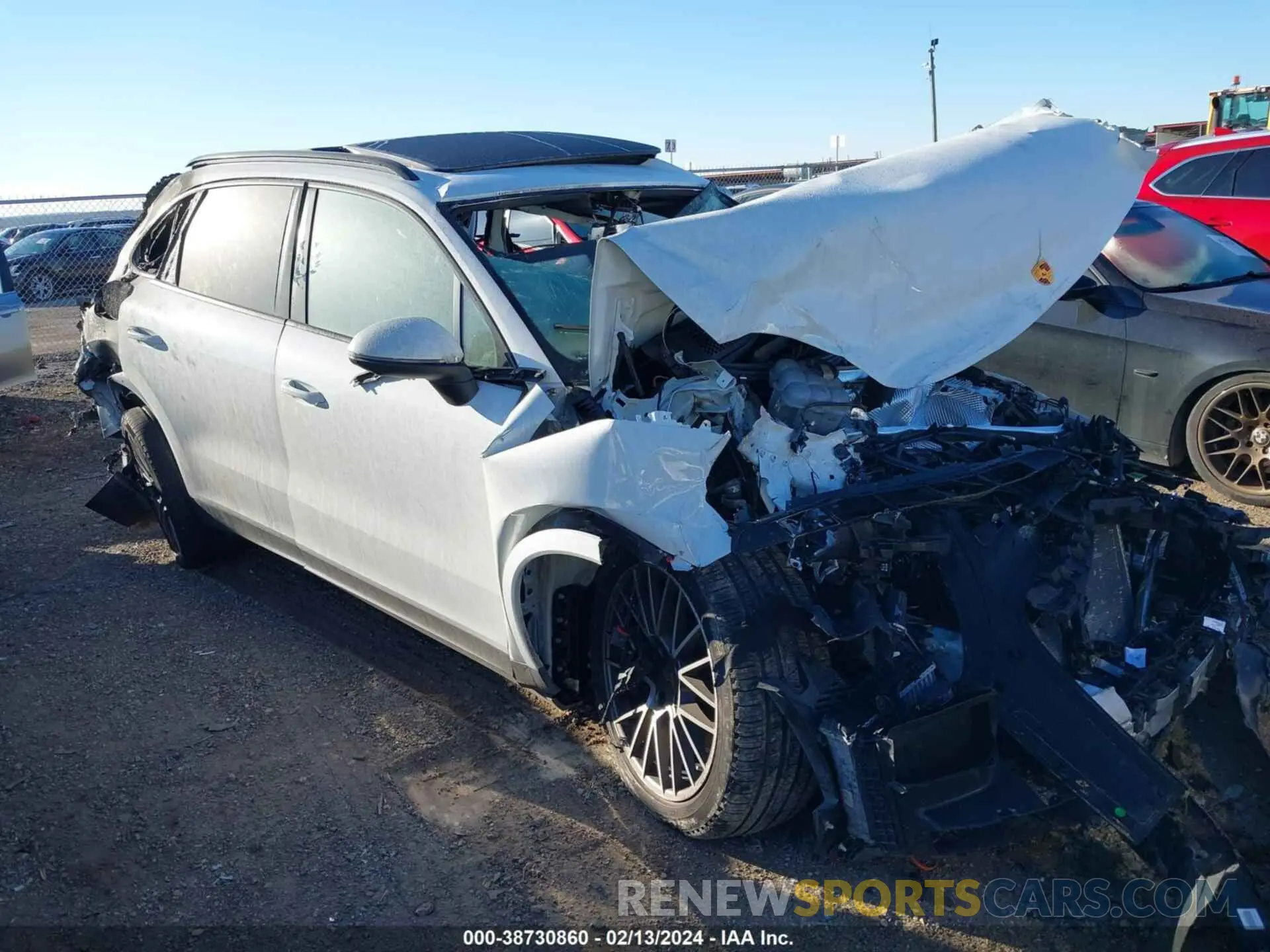 1 fotografías del automóvil dañado WP1AA2AY5PDA07688 PORSCHE CAYENNE 2023