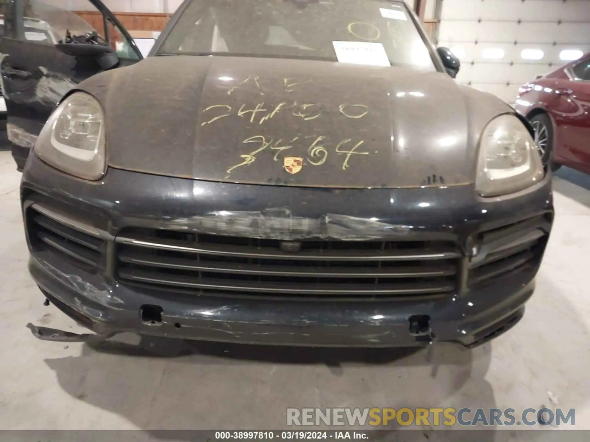 20 fotografías del automóvil dañado WP1AA2AY7PDA01066 PORSCHE CAYENNE 2023