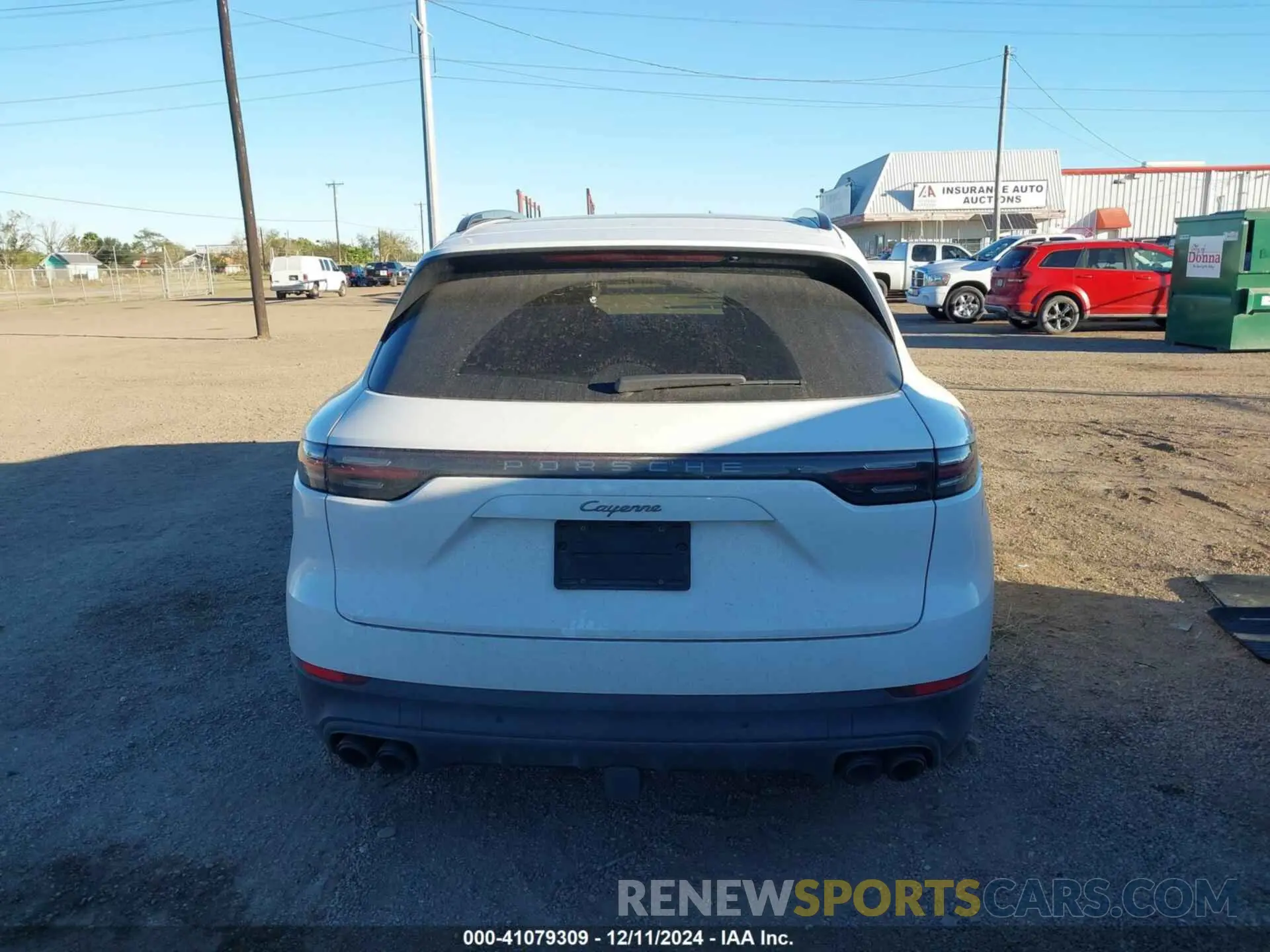 16 fotografías del automóvil dañado WP1AA2AY8PDA07149 PORSCHE CAYENNE 2023