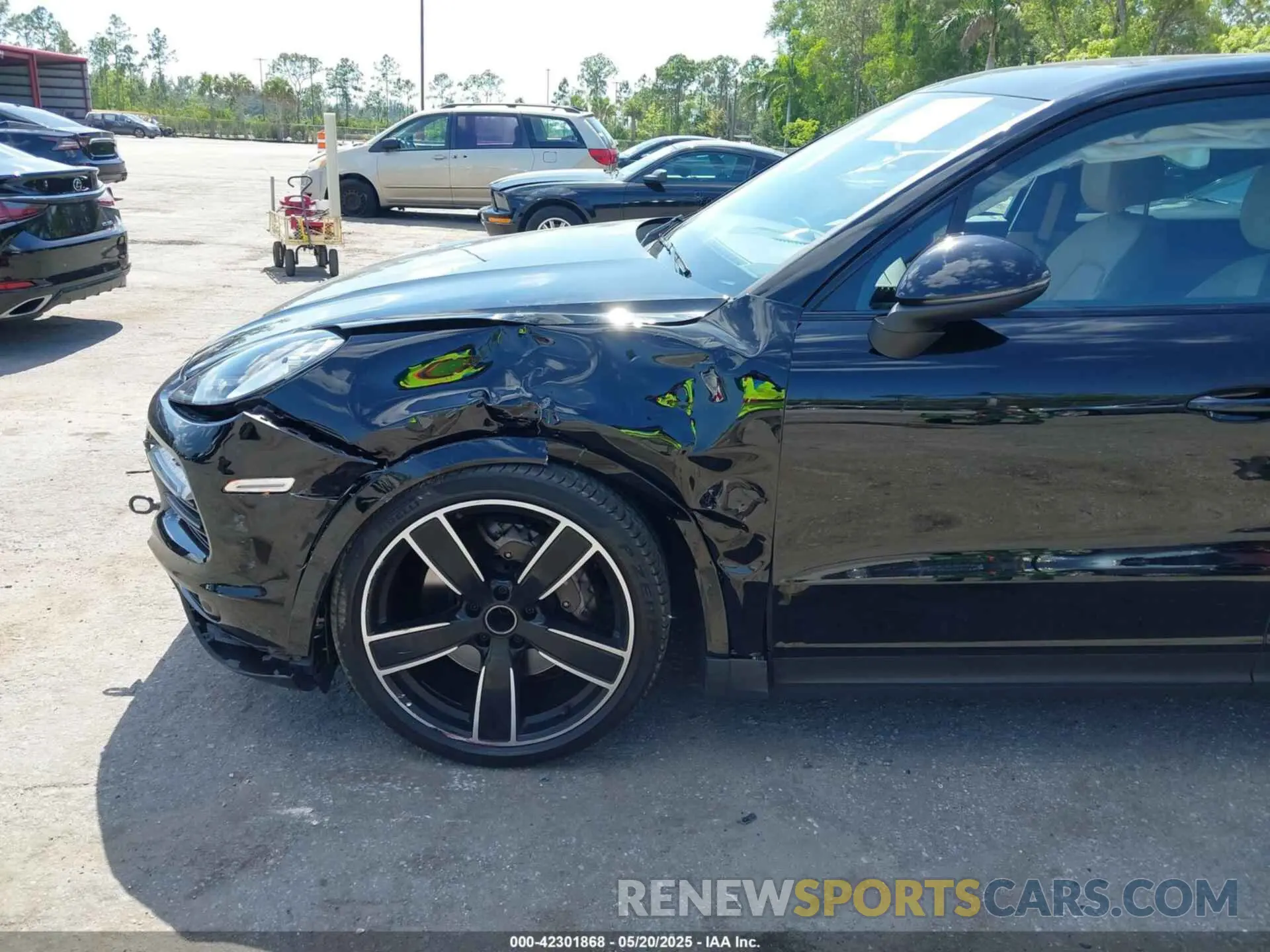6 fotografías del automóvil dañado WP1AA2AYXPDA01076 PORSCHE CAYENNE 2023