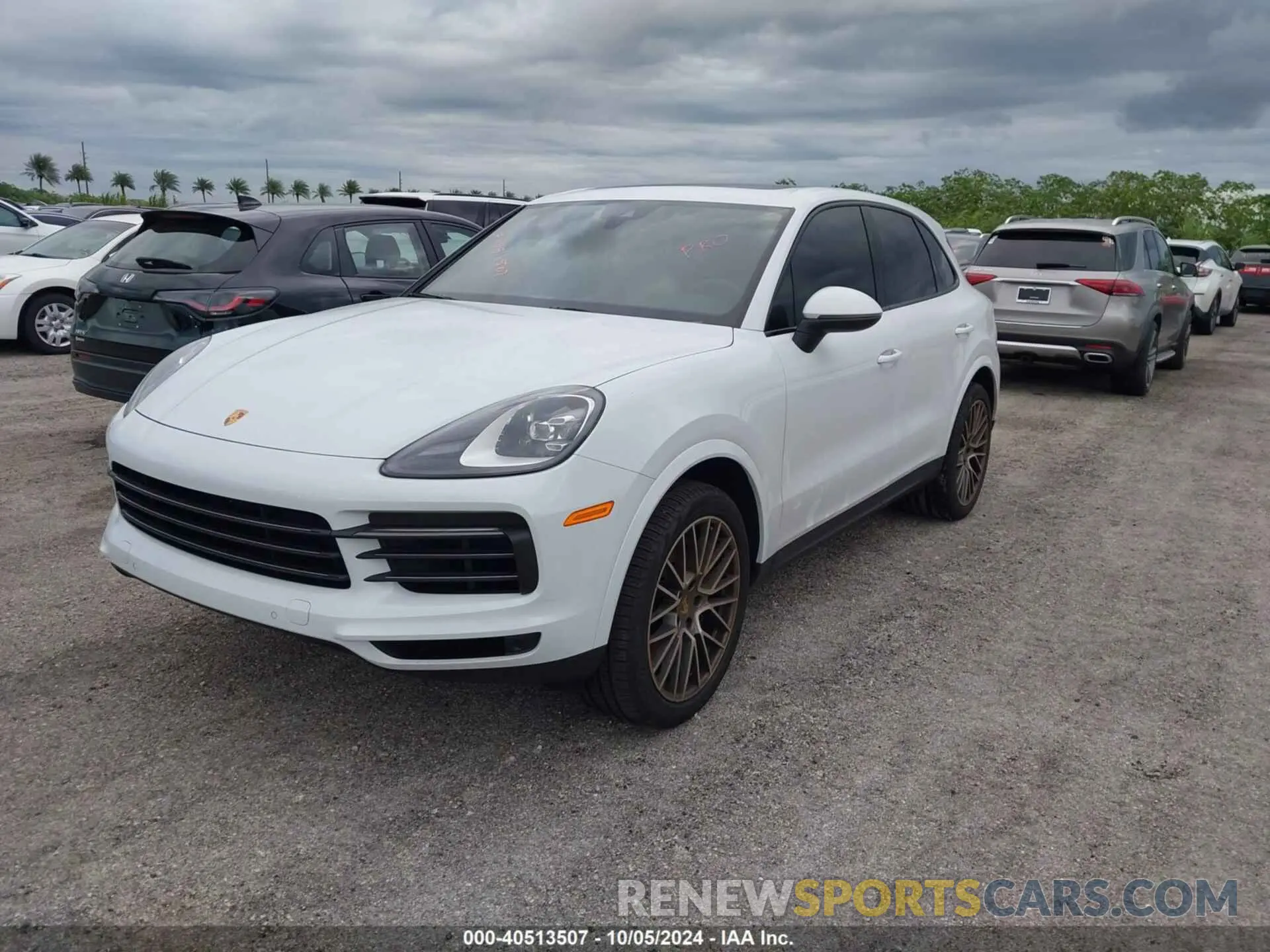 2 fotografías del automóvil dañado WP1AA2AYXPDA04091 PORSCHE CAYENNE 2023