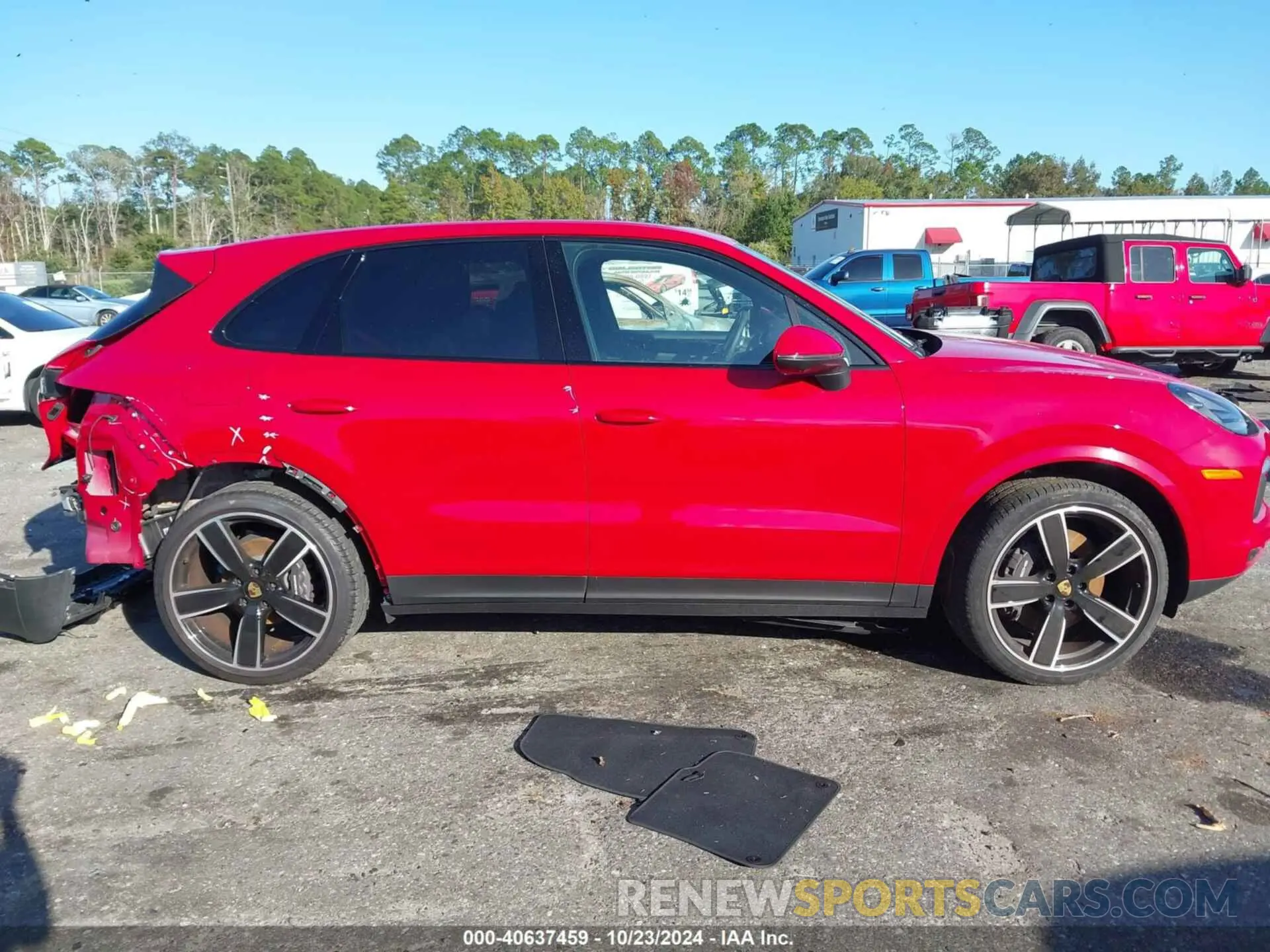 13 fotografías del automóvil dañado WP1AA2AYXPDA07265 PORSCHE CAYENNE 2023