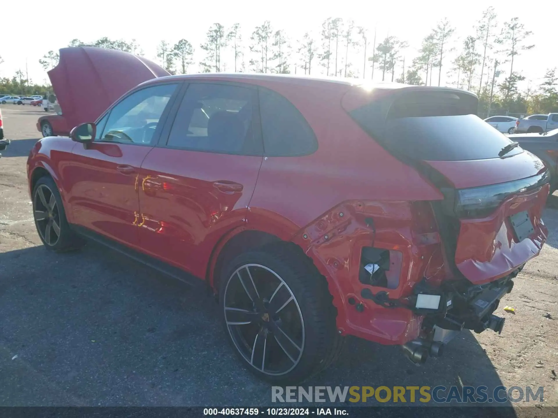 3 fotografías del automóvil dañado WP1AA2AYXPDA07265 PORSCHE CAYENNE 2023