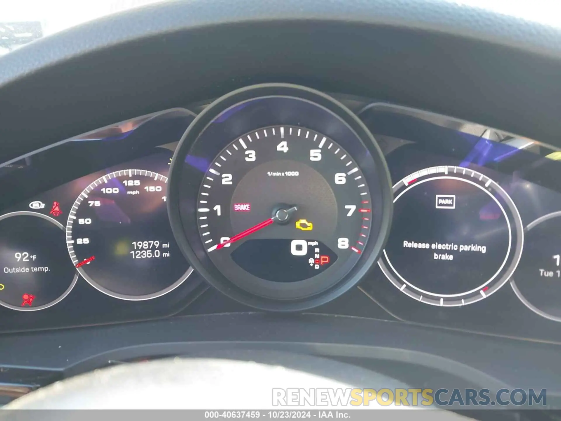 7 fotografías del automóvil dañado WP1AA2AYXPDA07265 PORSCHE CAYENNE 2023