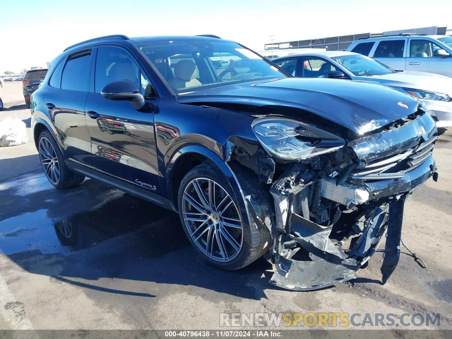 1 fotografías del automóvil dañado WP1AB2AY3PDA15222 PORSCHE CAYENNE 2023