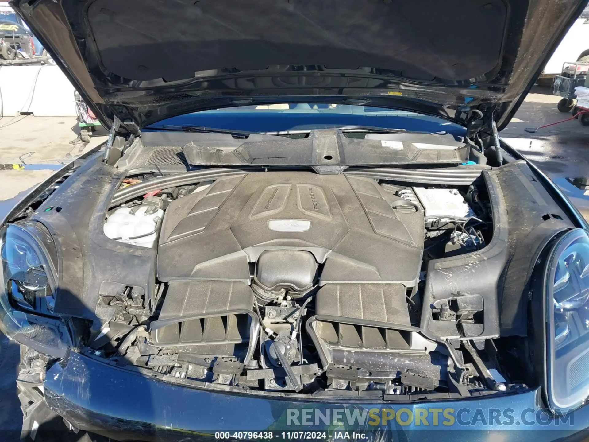 10 fotografías del automóvil dañado WP1AB2AY3PDA15222 PORSCHE CAYENNE 2023
