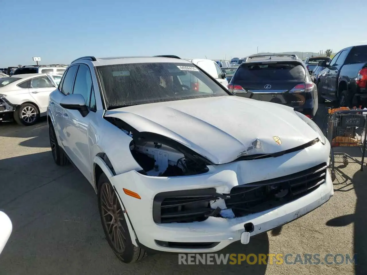 4 fotografías del automóvil dañado WP1AB2AY4PDA14760 PORSCHE CAYENNE 2023