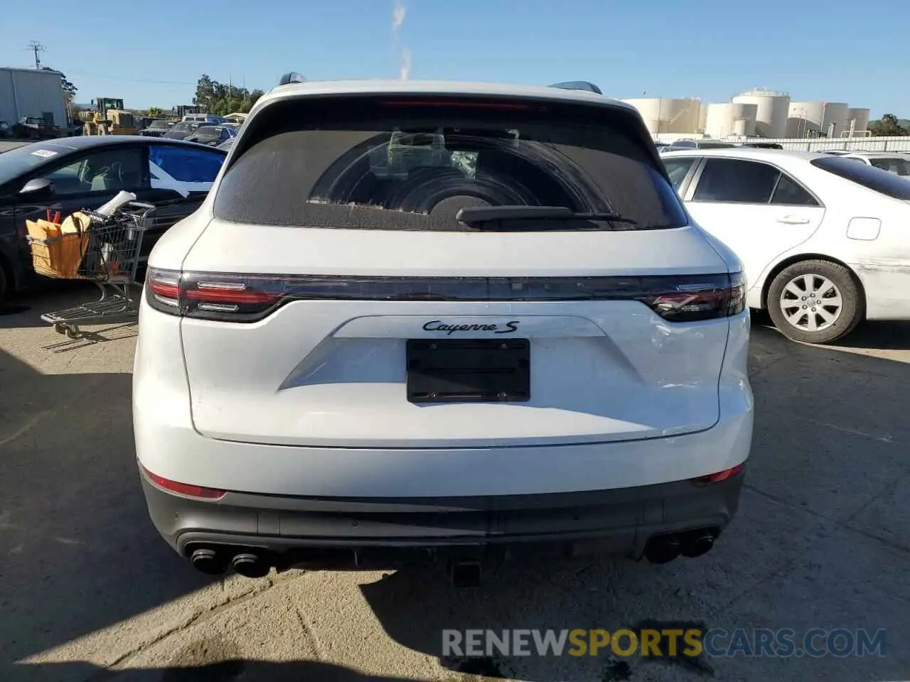 6 fotografías del automóvil dañado WP1AB2AY4PDA14760 PORSCHE CAYENNE 2023