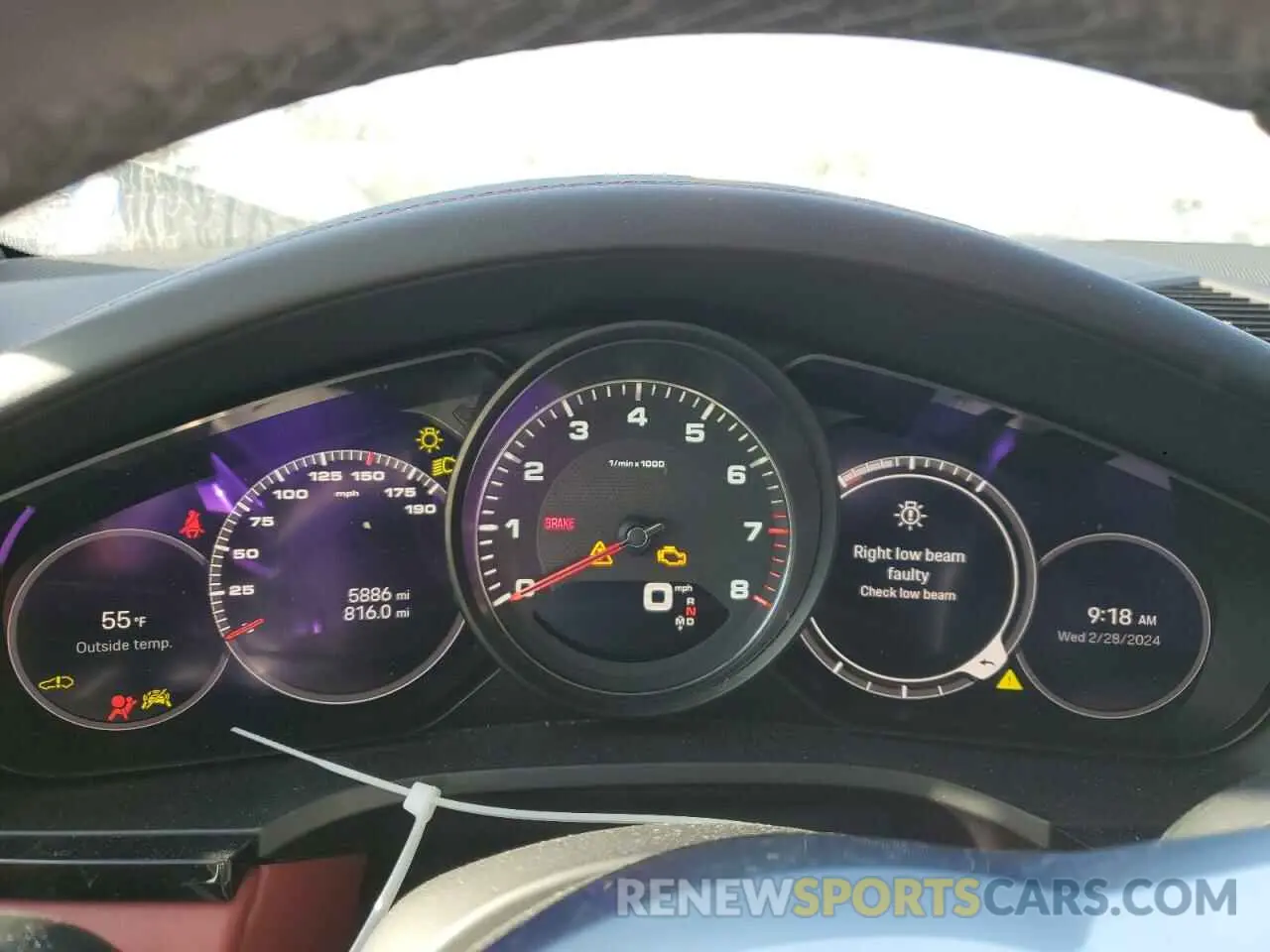 9 fotografías del automóvil dañado WP1AB2AY4PDA14760 PORSCHE CAYENNE 2023