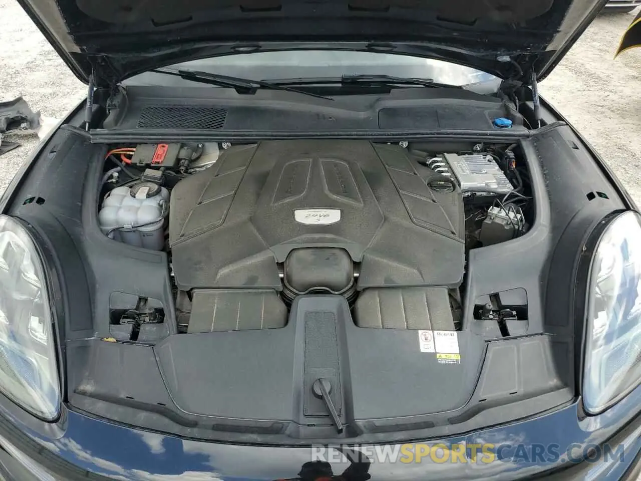 12 fotografías del automóvil dañado WP1AB2AY7PDA14204 PORSCHE CAYENNE 2023
