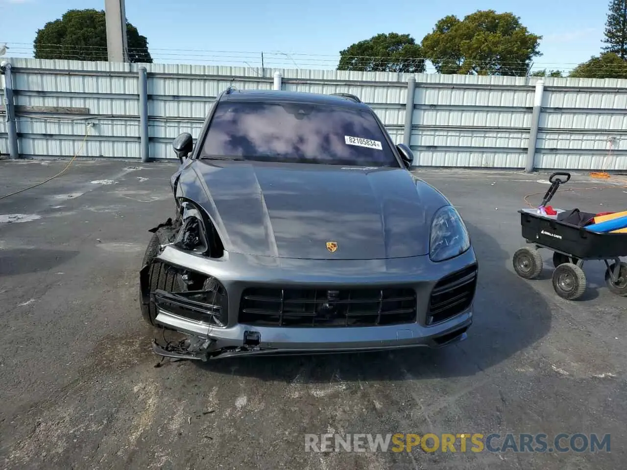 5 fotografías del automóvil dañado WP1AF2AY2PDA20481 PORSCHE CAYENNE 2023
