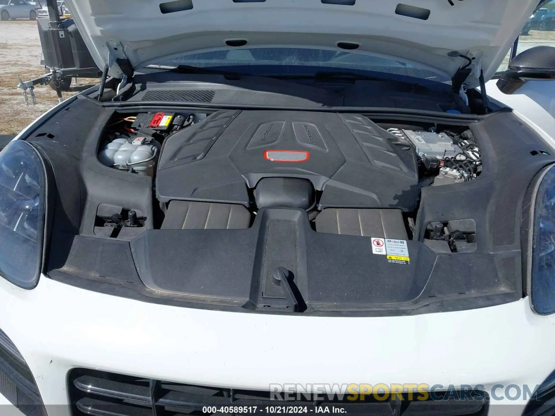10 fotografías del automóvil dañado WP1AG2AY0PDA18452 PORSCHE CAYENNE 2023