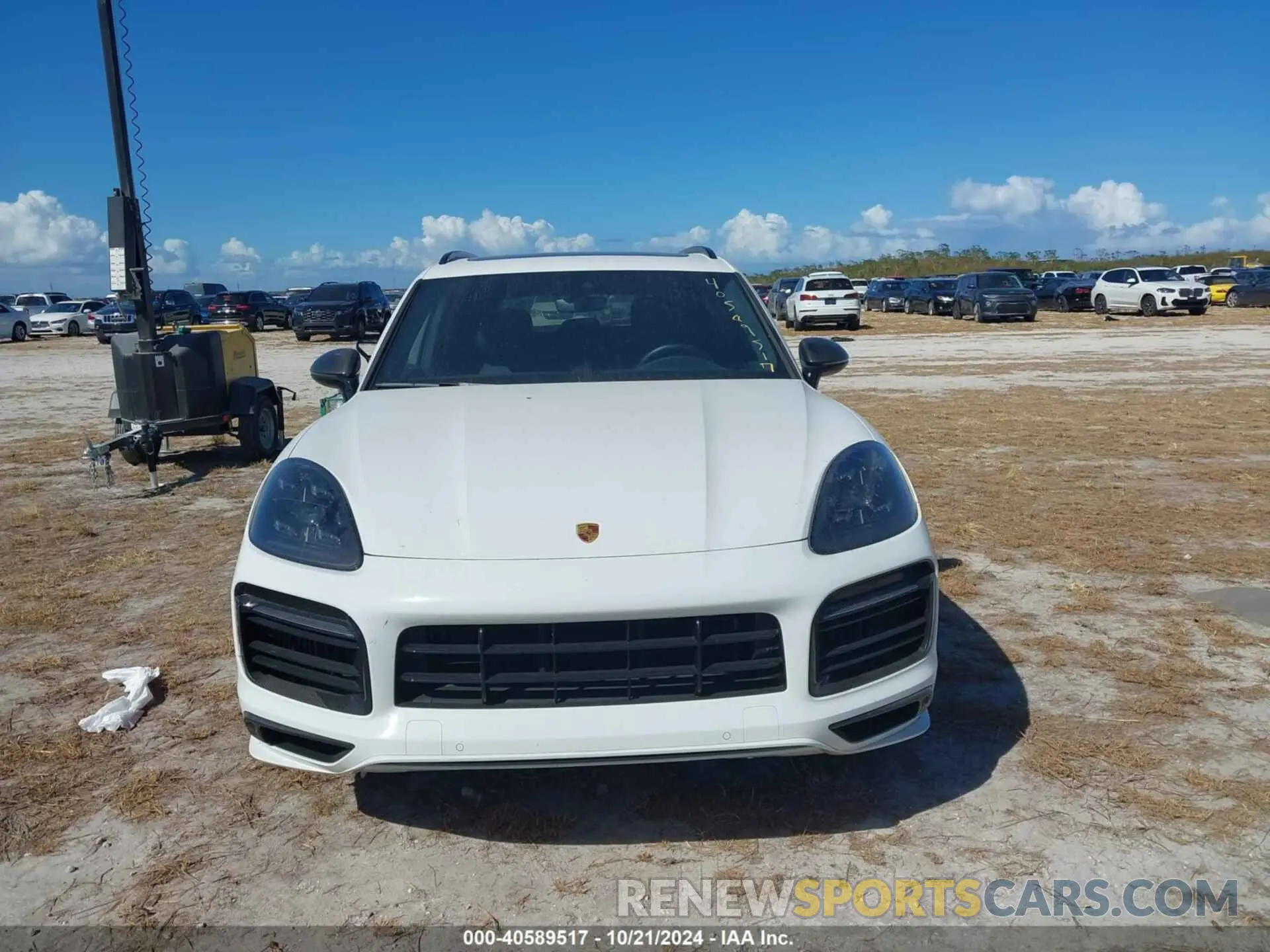 11 fotografías del automóvil dañado WP1AG2AY0PDA18452 PORSCHE CAYENNE 2023