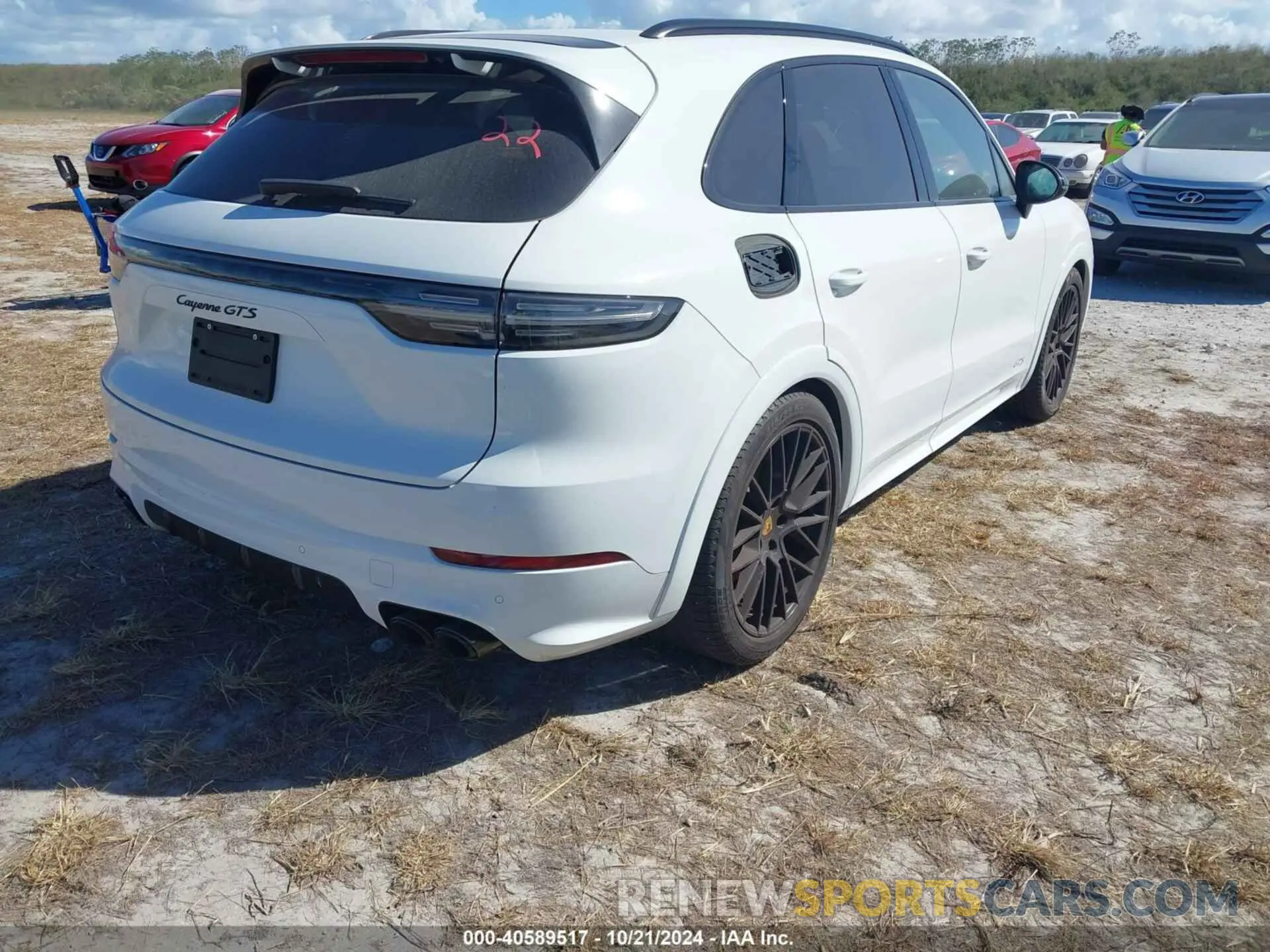 4 fotografías del automóvil dañado WP1AG2AY0PDA18452 PORSCHE CAYENNE 2023