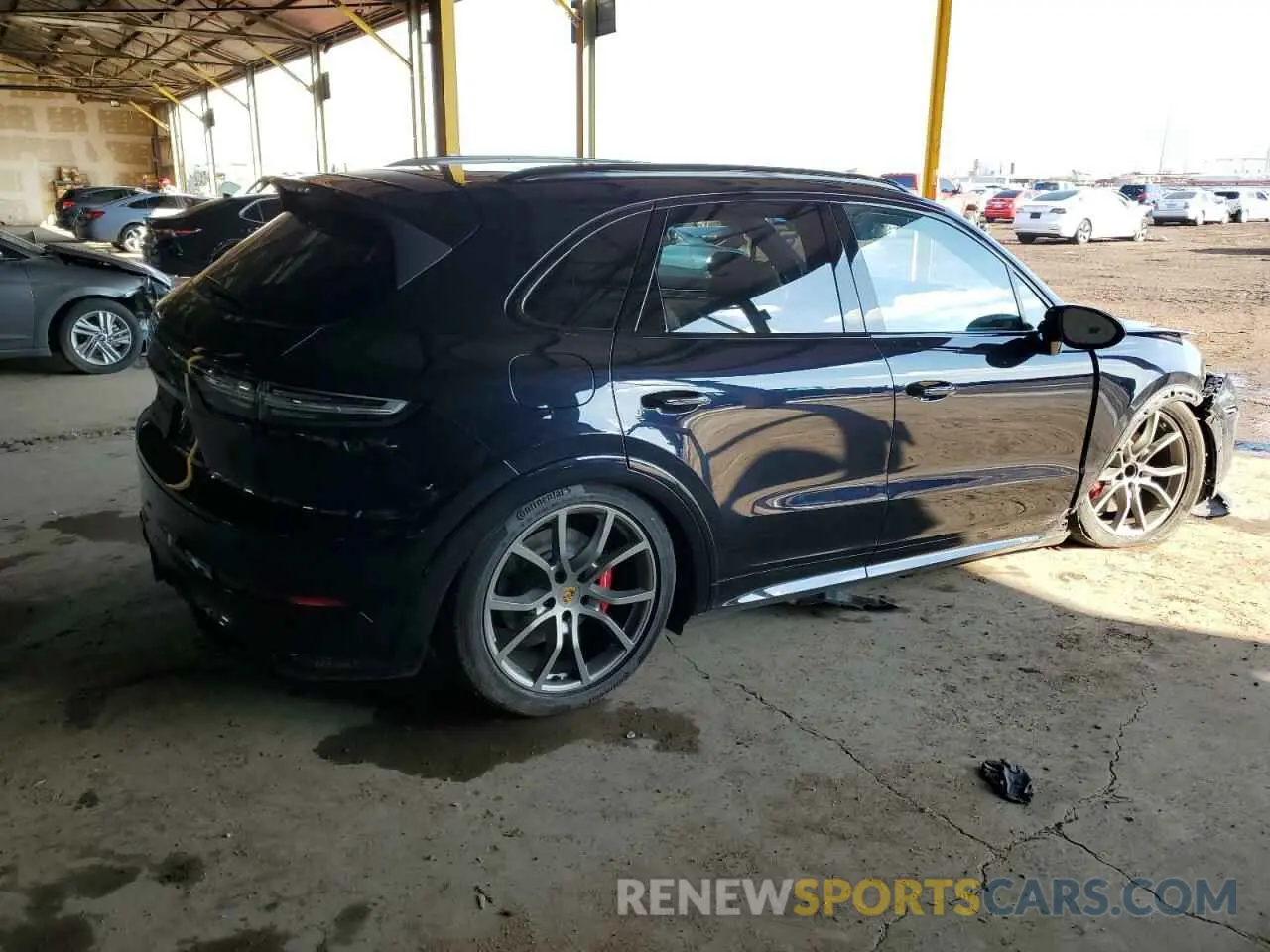 3 fotografías del automóvil dañado WP1AG2AY5PDA18270 PORSCHE CAYENNE 2023
