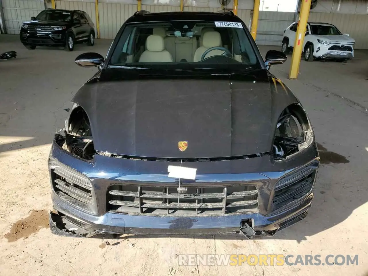5 fotografías del automóvil dañado WP1AG2AY5PDA18270 PORSCHE CAYENNE 2023