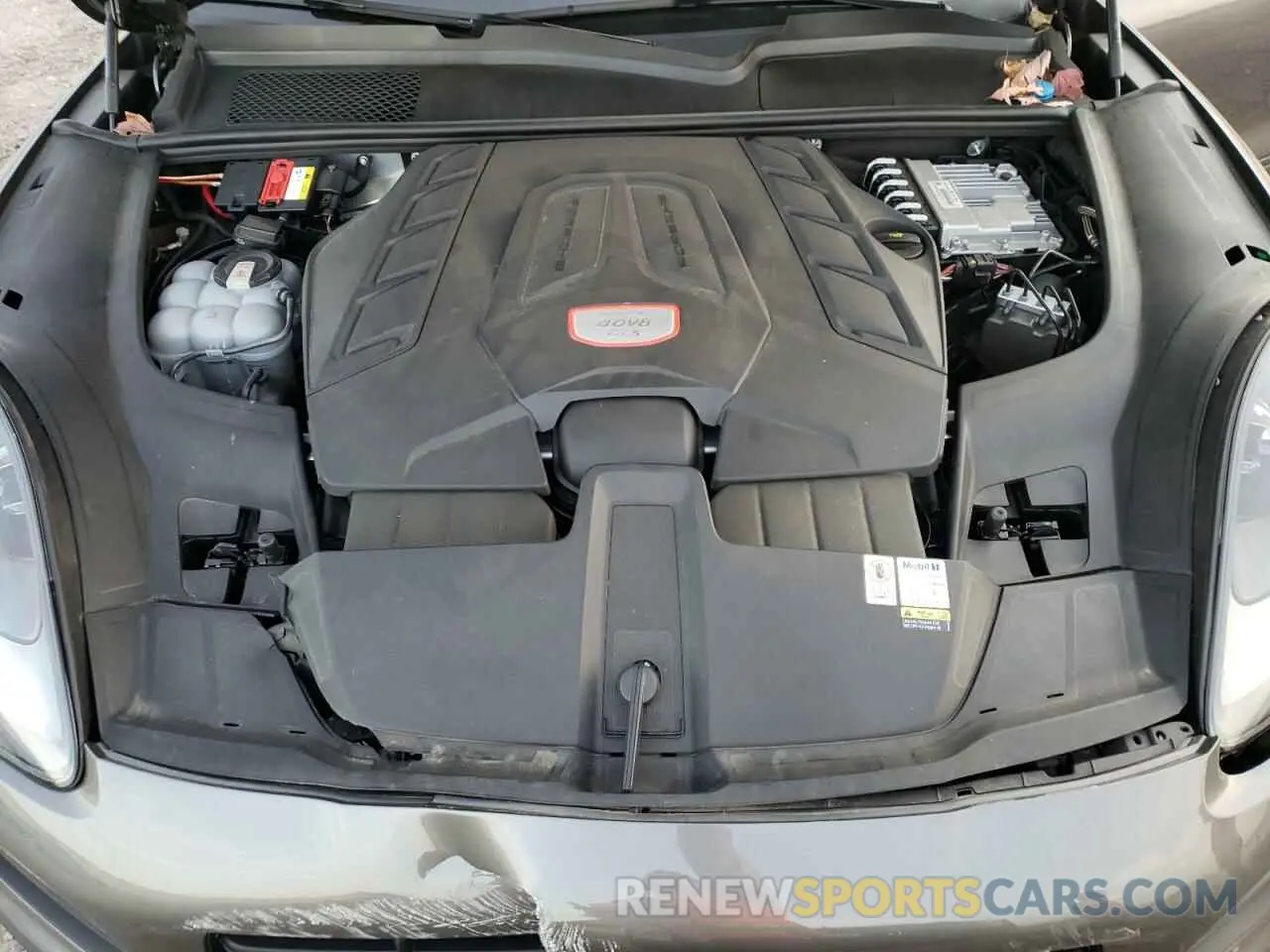 12 fotografías del automóvil dañado WP1AG2AY9PDA18420 PORSCHE CAYENNE 2023