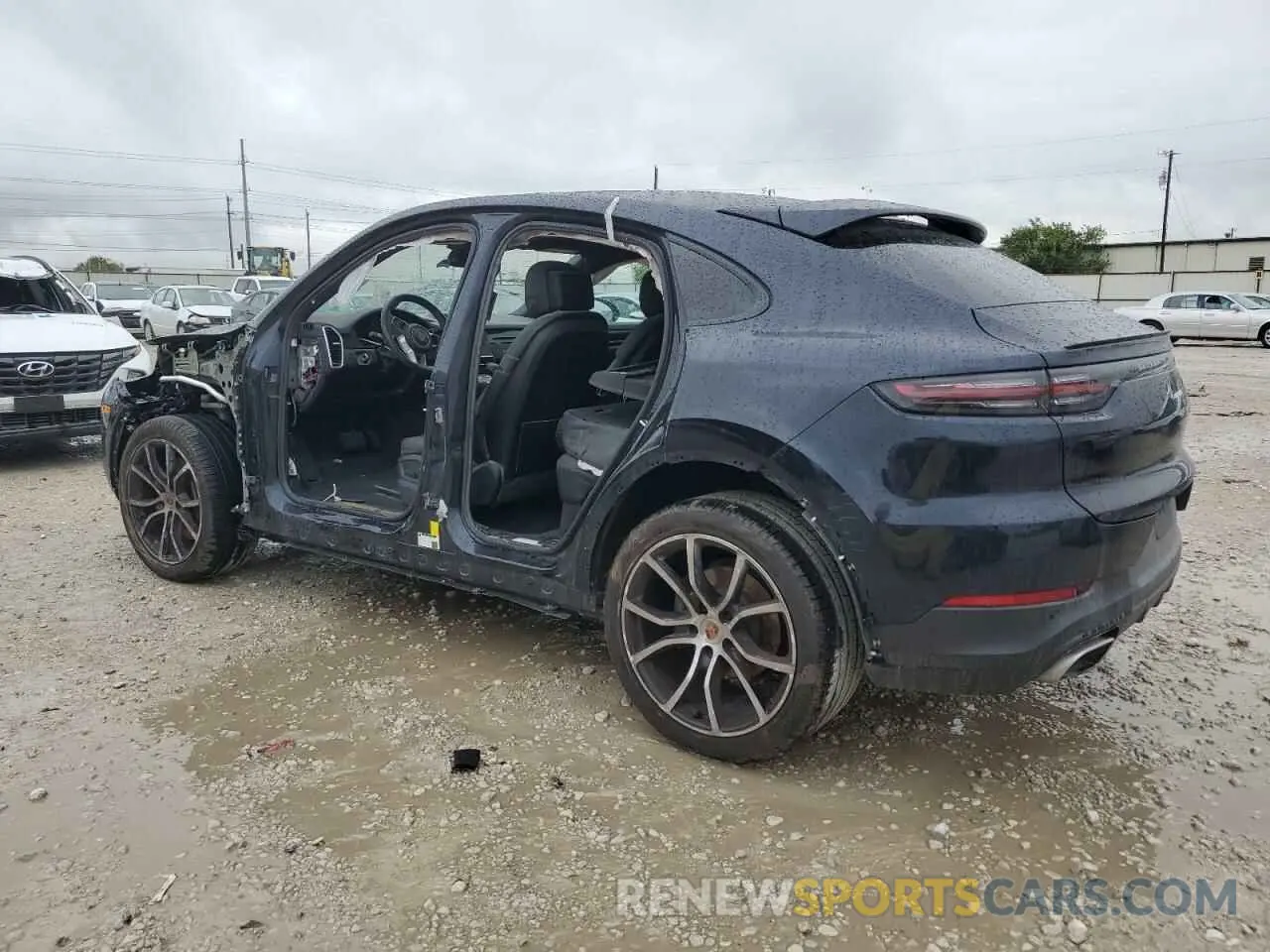 2 fotografías del automóvil dañado WP1BA2AY0PDA27383 PORSCHE CAYENNE 2023