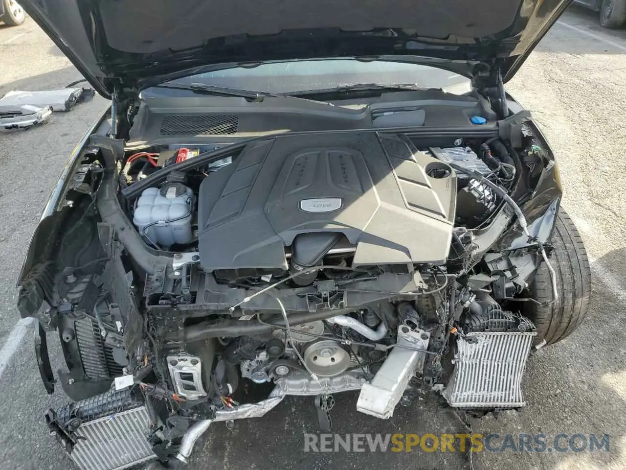 12 fotografías del automóvil dañado WP1BA2AY5PDA26021 PORSCHE CAYENNE 2023