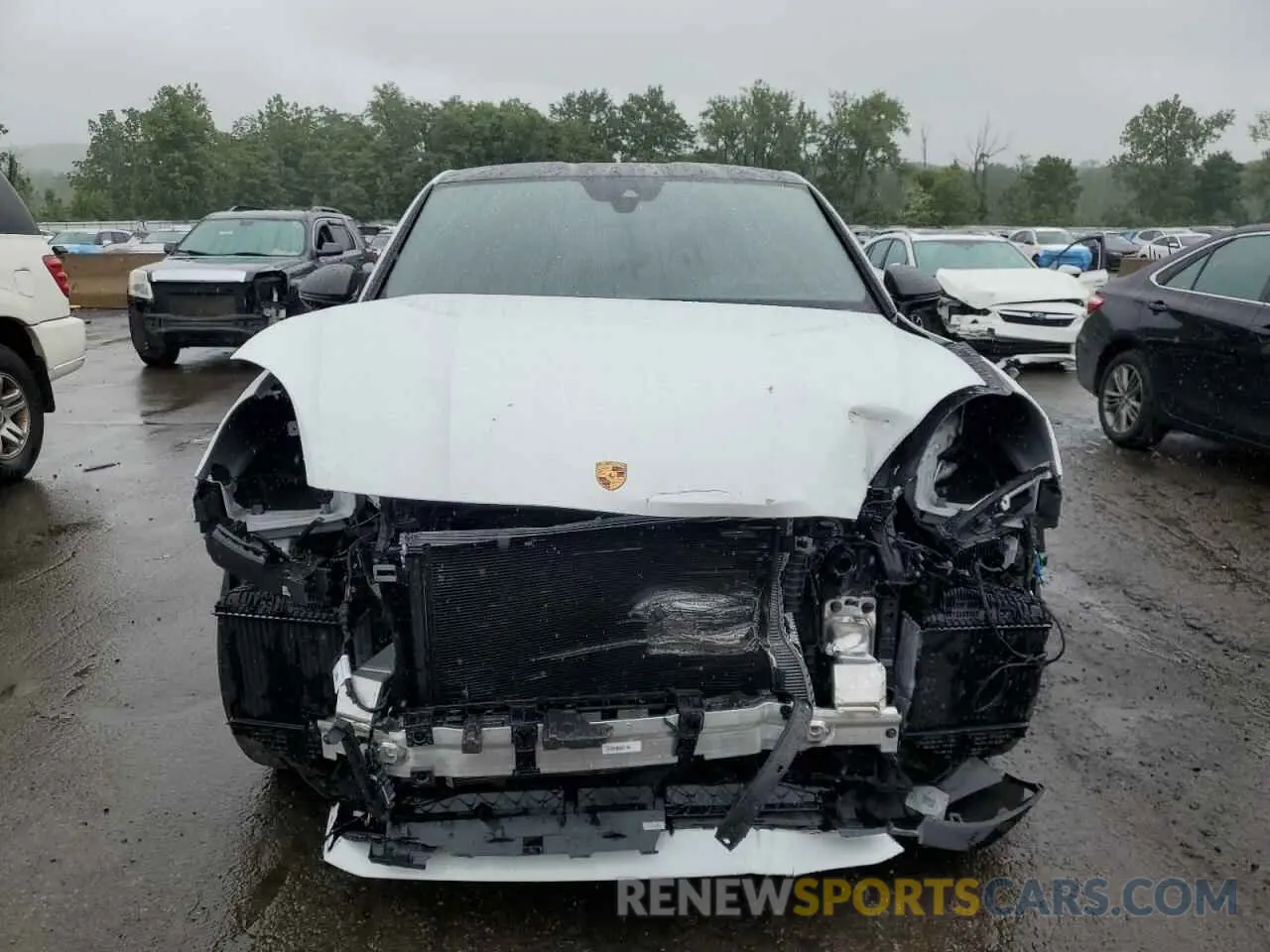 5 fotografías del automóvil dañado WP1BK2AY8PDA39066 PORSCHE CAYENNE 2023