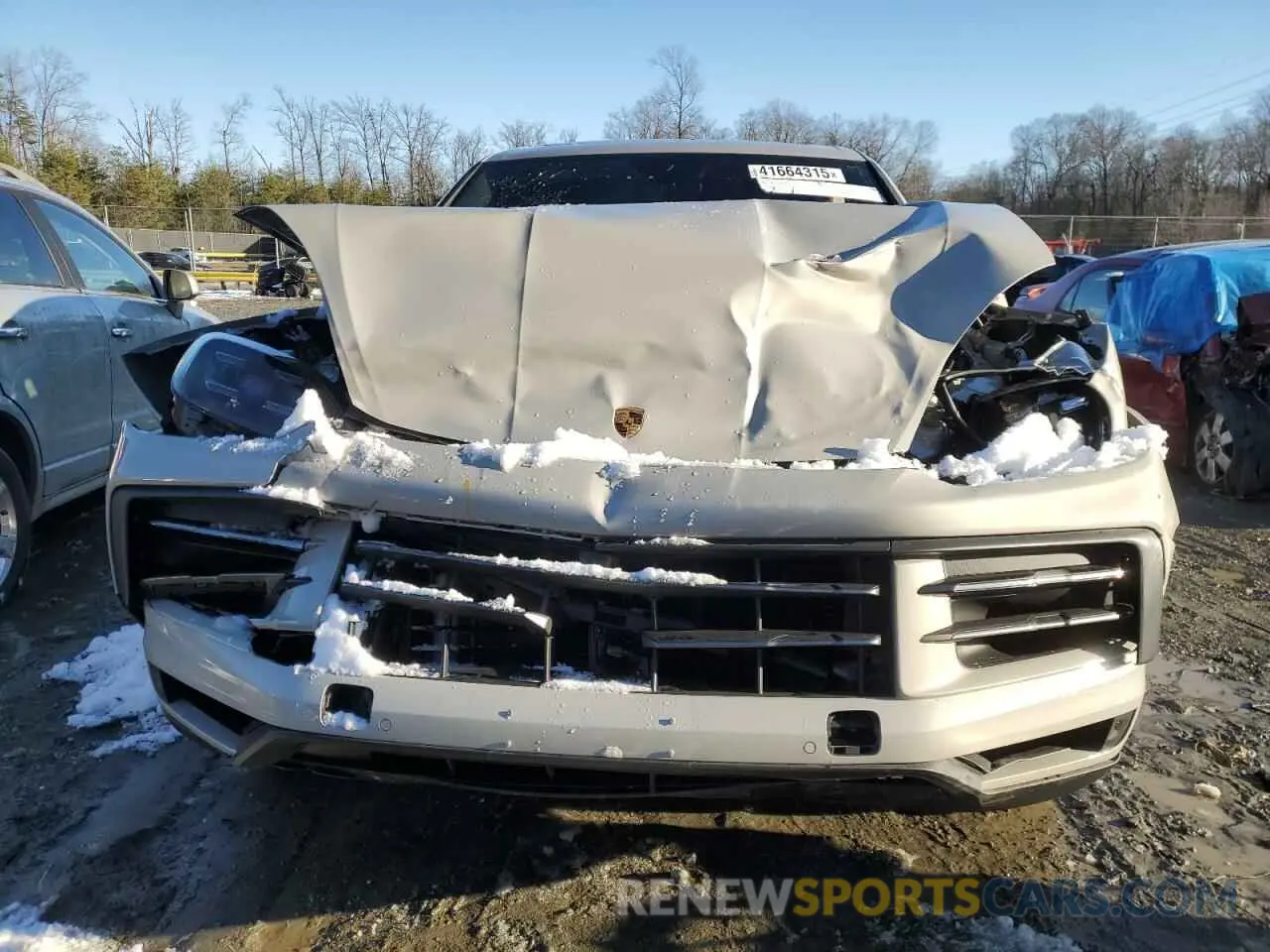 5 fotografías del automóvil dañado WP1AA2AY0RDA11327 PORSCHE CAYENNE 2024