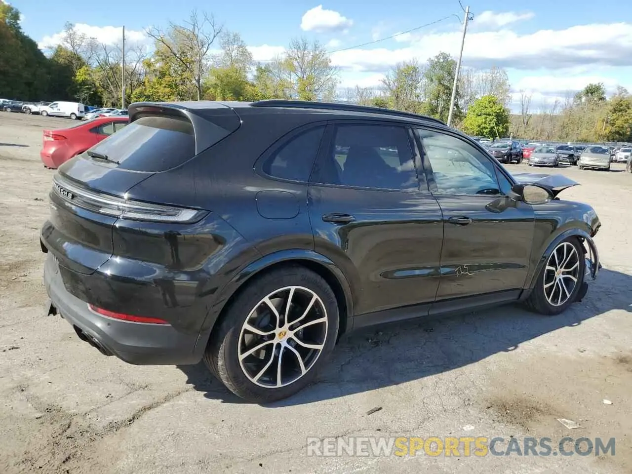 3 fotografías del automóvil dañado WP1AA2AY1RDA02409 PORSCHE CAYENNE 2024
