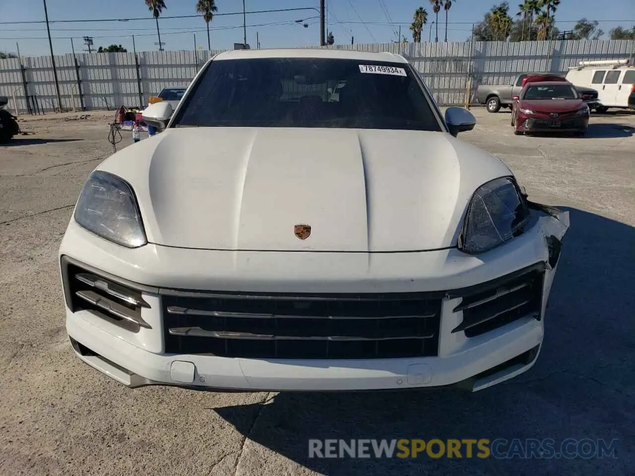 5 fotografías del automóvil dañado WP1AA2AY1RDA04578 PORSCHE CAYENNE 2024