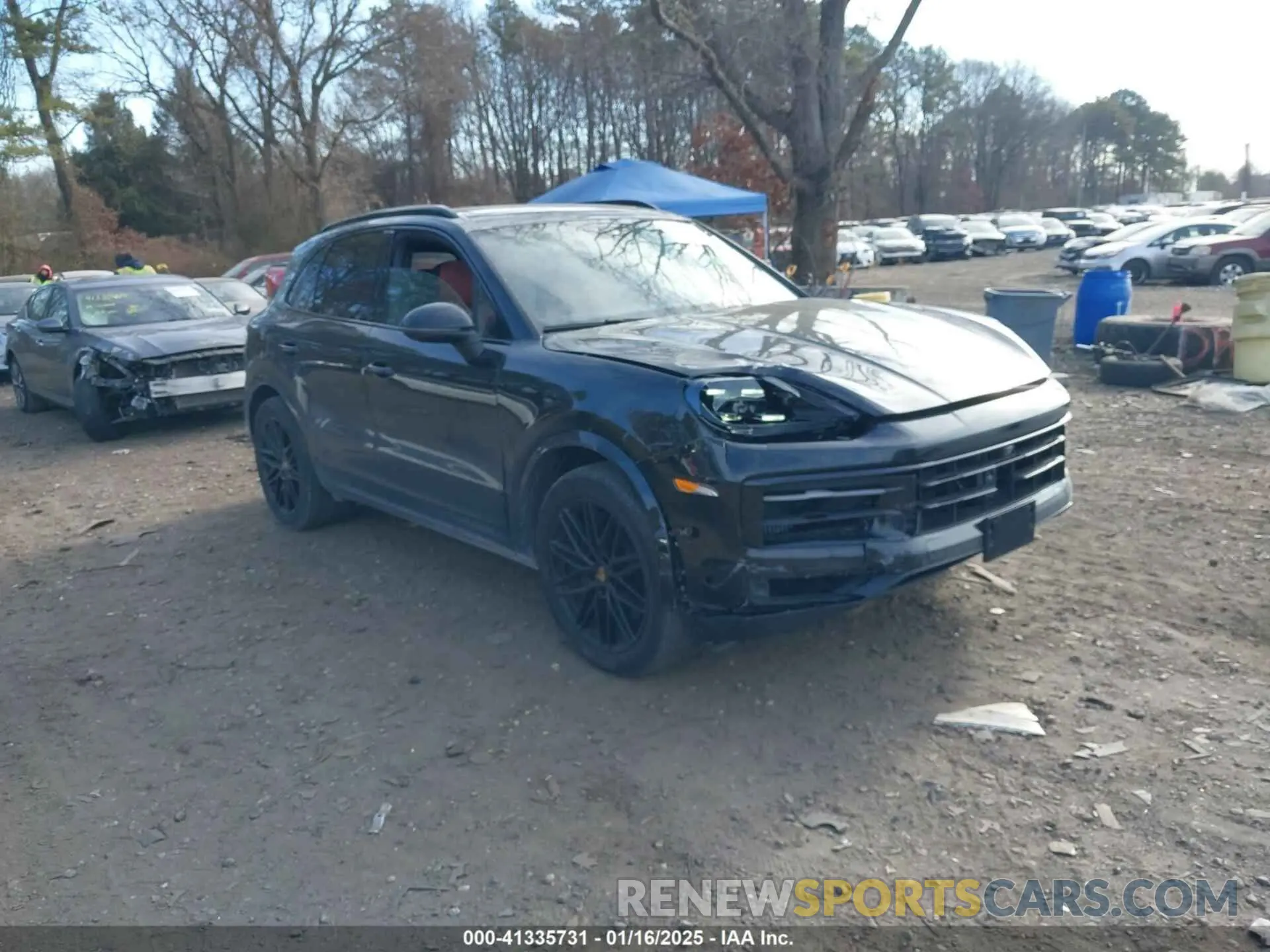 1 fotografías del automóvil dañado WP1AA2AY1RDA06864 PORSCHE CAYENNE 2024