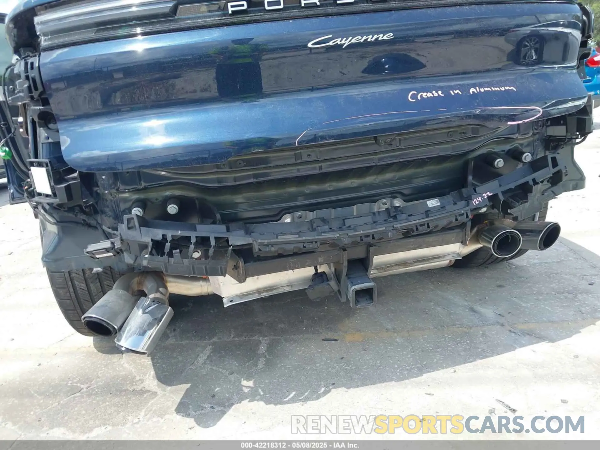 6 fotografías del automóvil dañado WP1AA2AY2RDA02192 PORSCHE CAYENNE 2024
