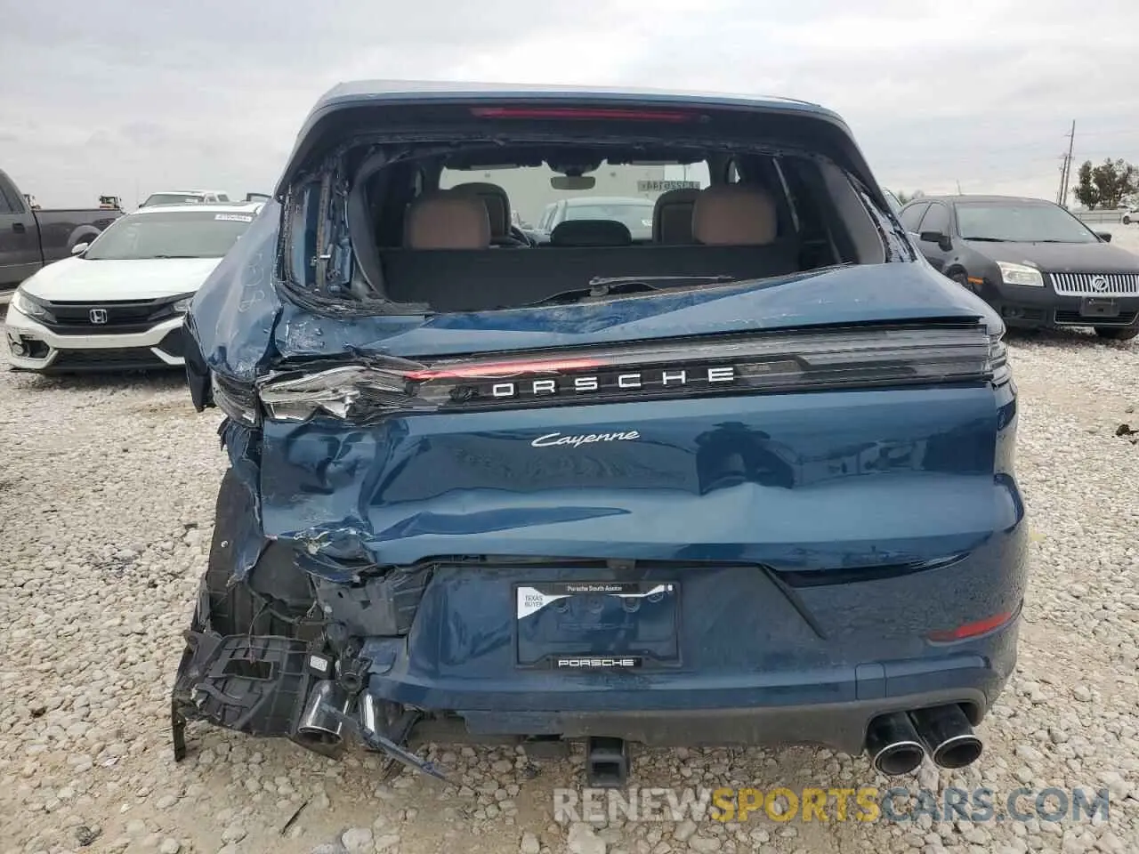 6 fotografías del automóvil dañado WP1AA2AY6RDA09968 PORSCHE CAYENNE 2024