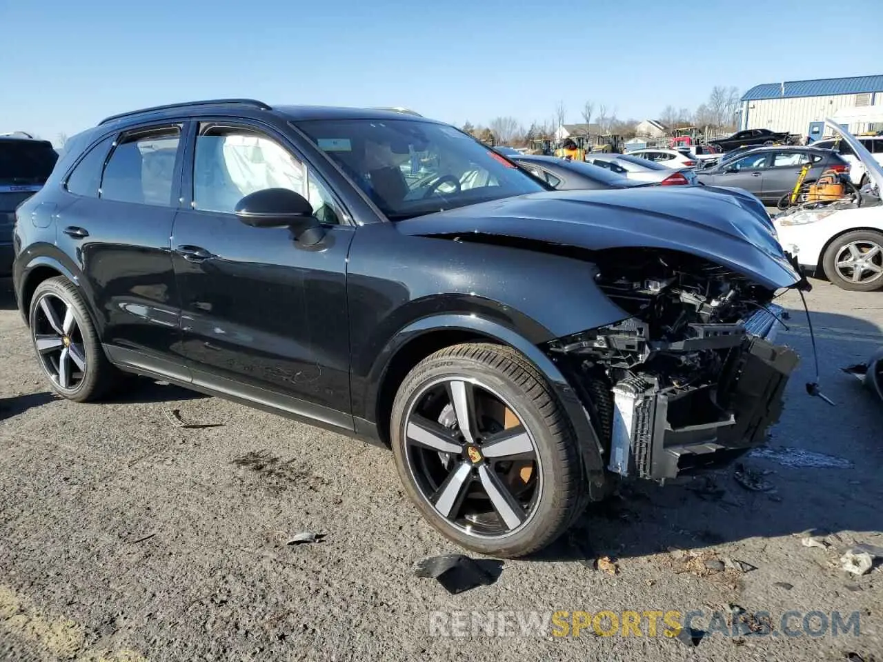 4 fotografías del automóvil dañado WP1AA2AY7RDA12099 PORSCHE CAYENNE 2024