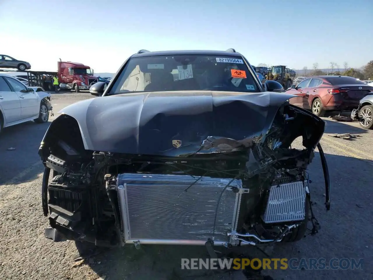 5 fotografías del automóvil dañado WP1AA2AY7RDA12099 PORSCHE CAYENNE 2024