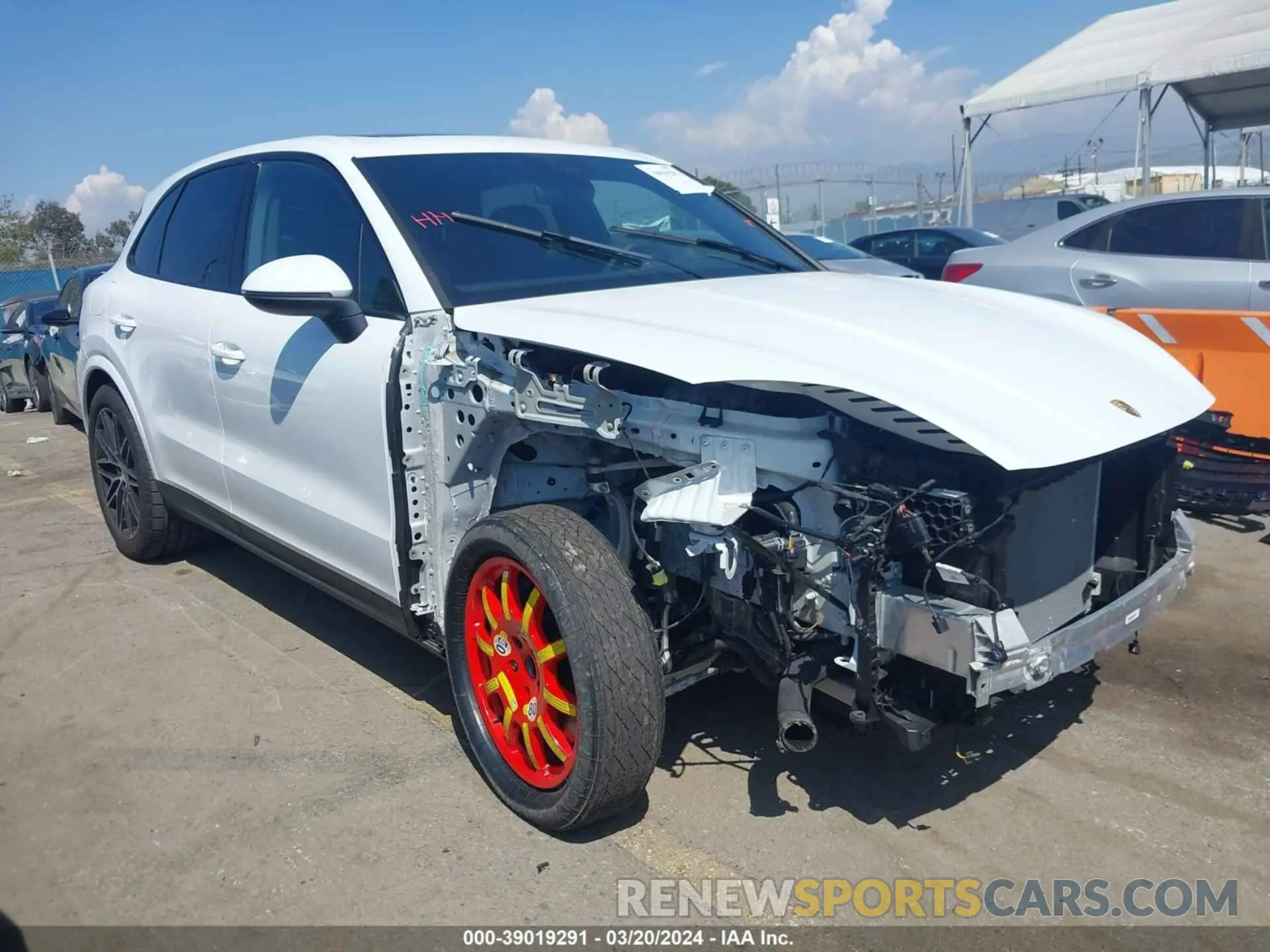 1 fotografías del automóvil dañado WP1AA2AY8RDA00852 PORSCHE CAYENNE 2024