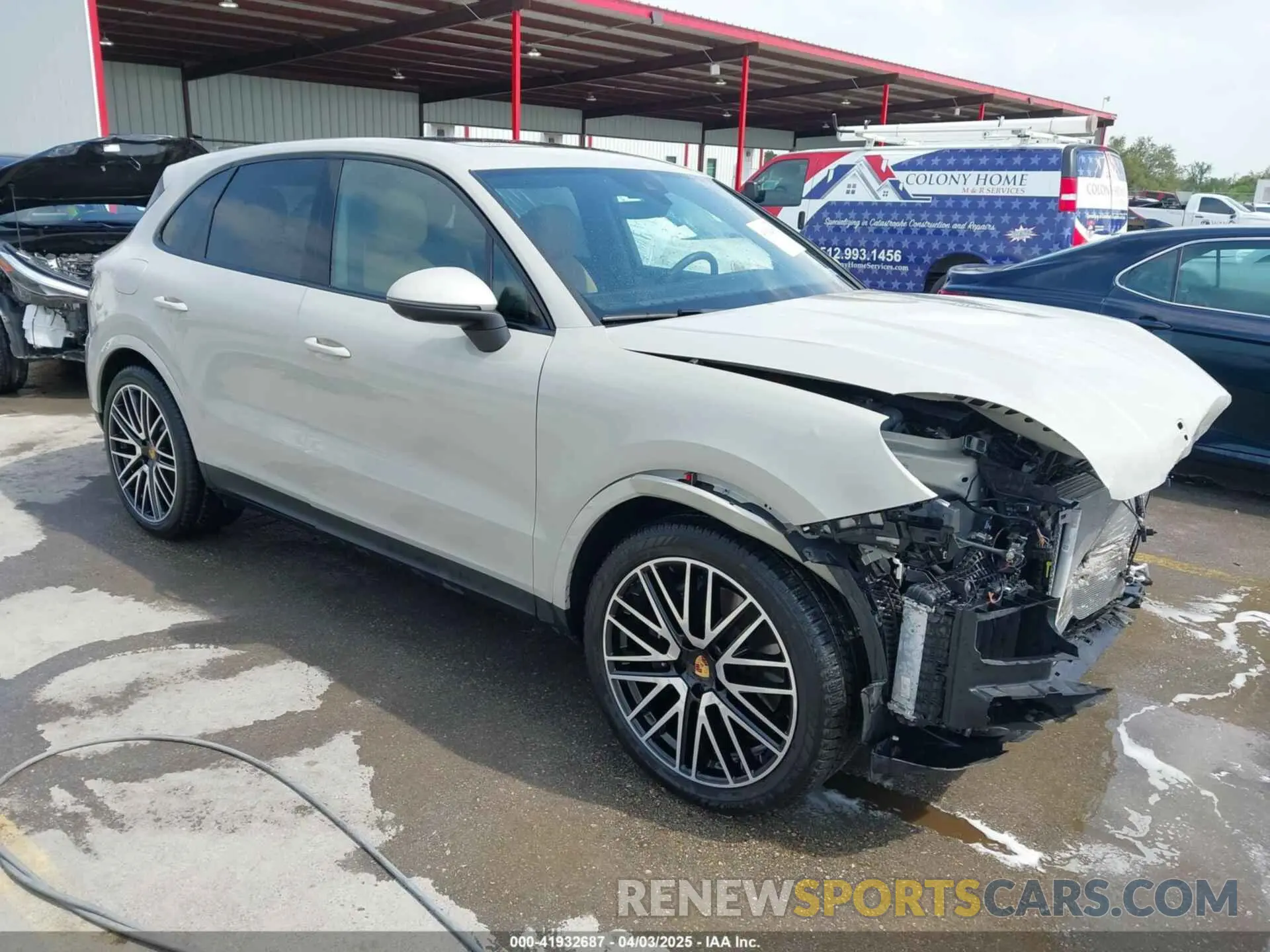 1 fotografías del automóvil dañado WP1AA2AY8RDA12516 PORSCHE CAYENNE 2024