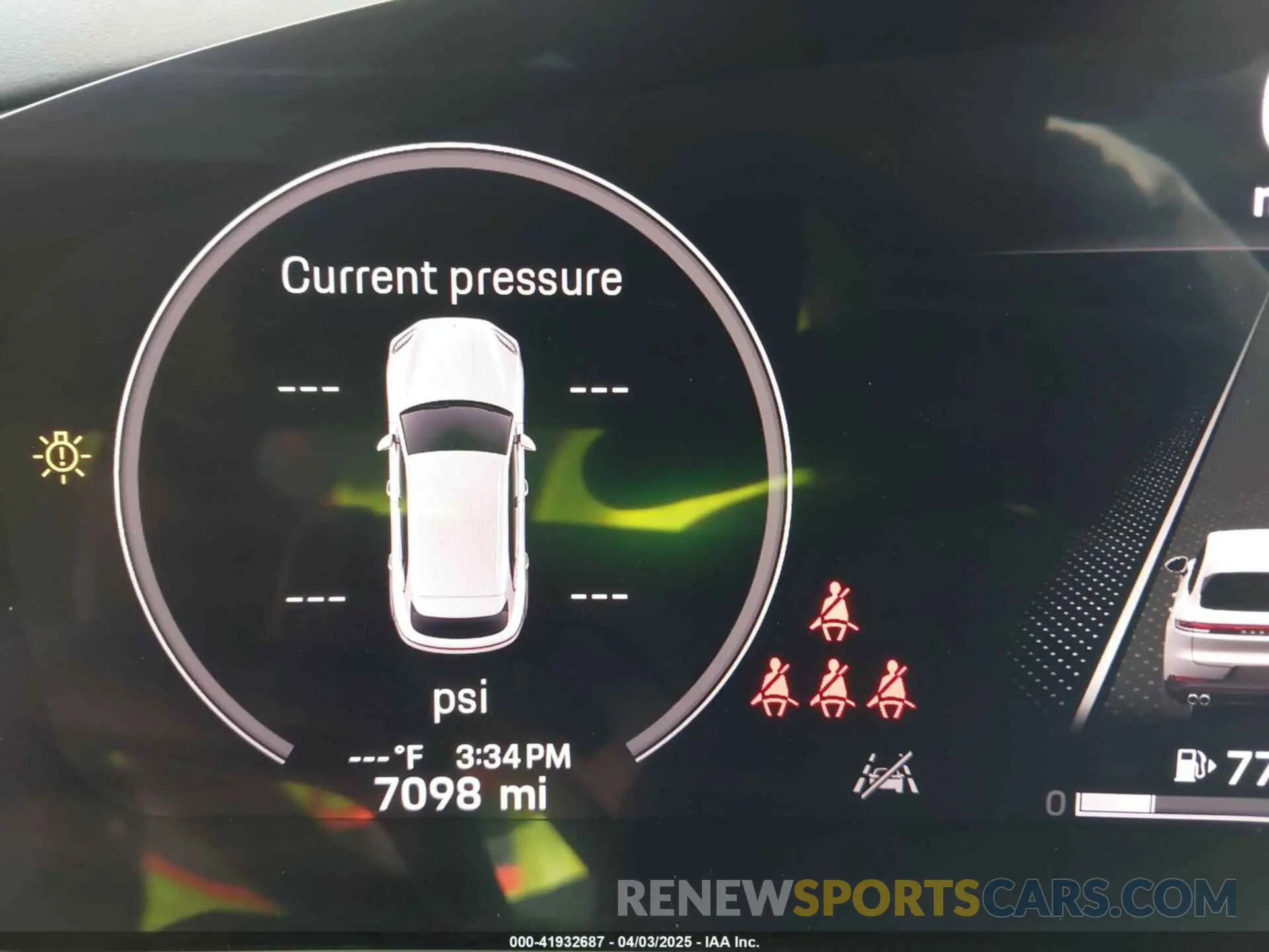 7 fotografías del automóvil dañado WP1AA2AY8RDA12516 PORSCHE CAYENNE 2024