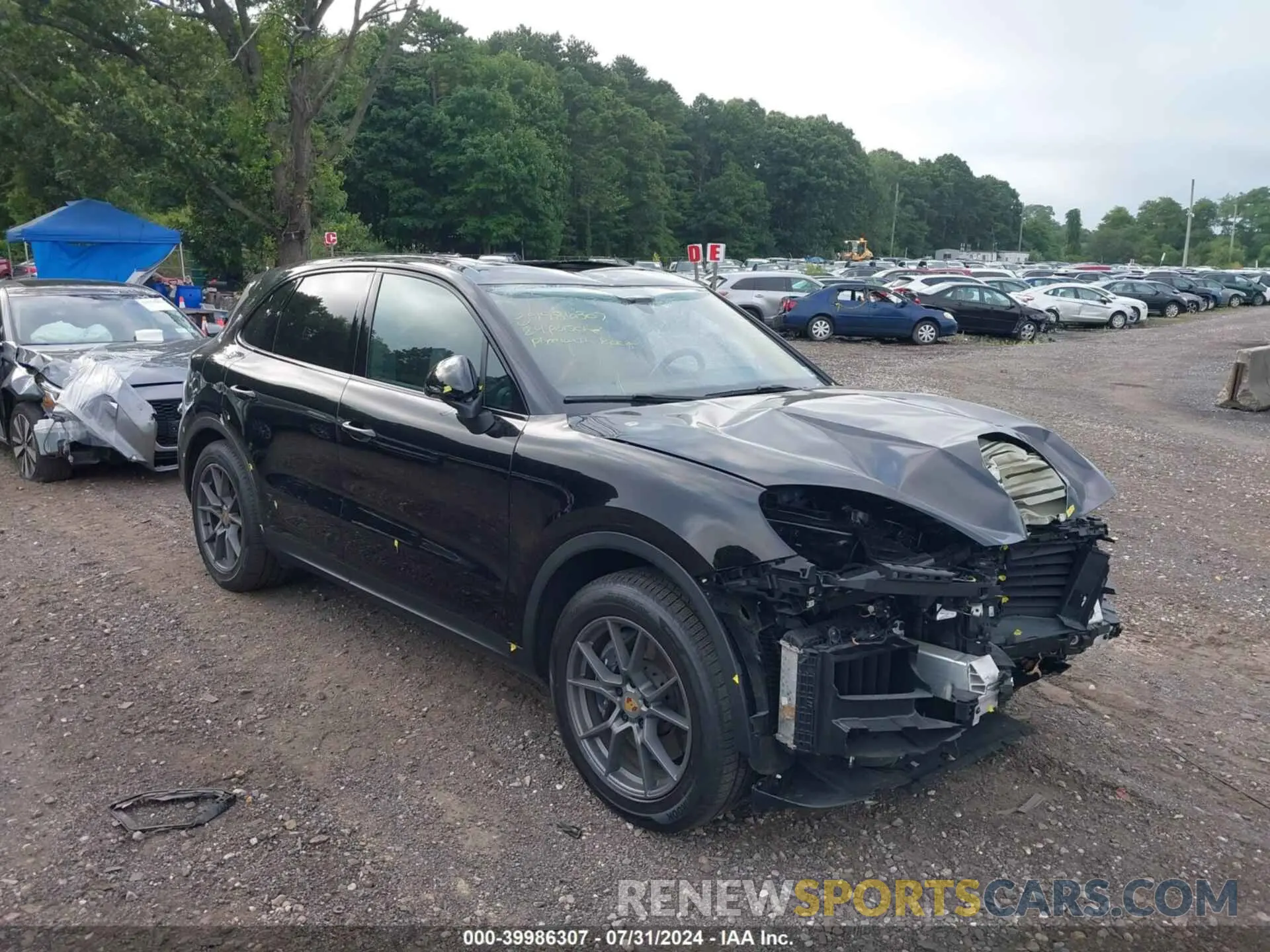 1 fotografías del automóvil dañado WP1AA2AY9RDA02125 PORSCHE CAYENNE 2024
