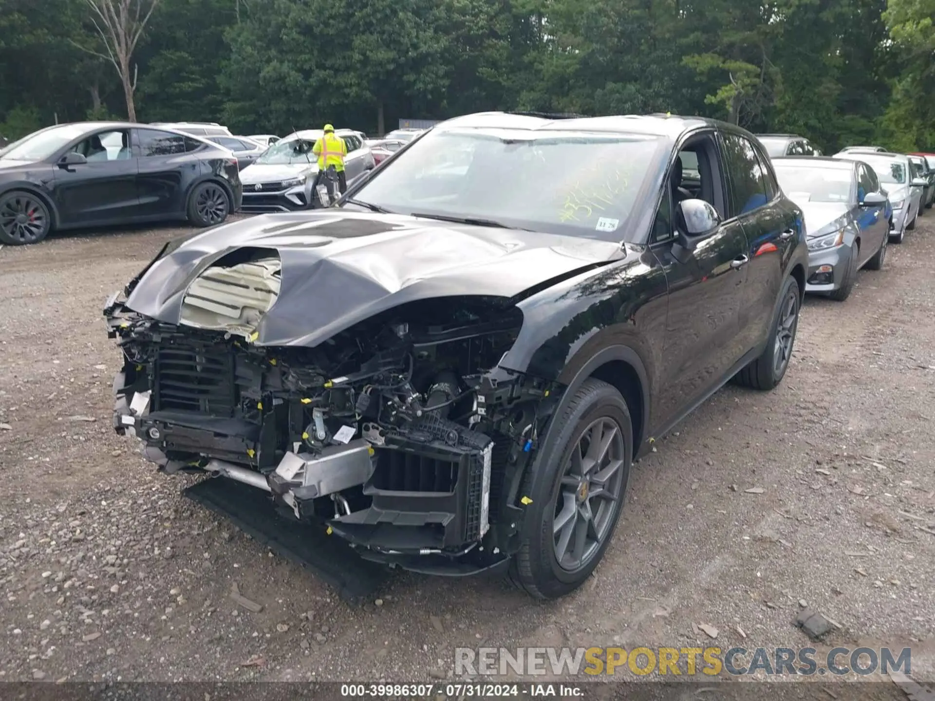 6 fotografías del automóvil dañado WP1AA2AY9RDA02125 PORSCHE CAYENNE 2024