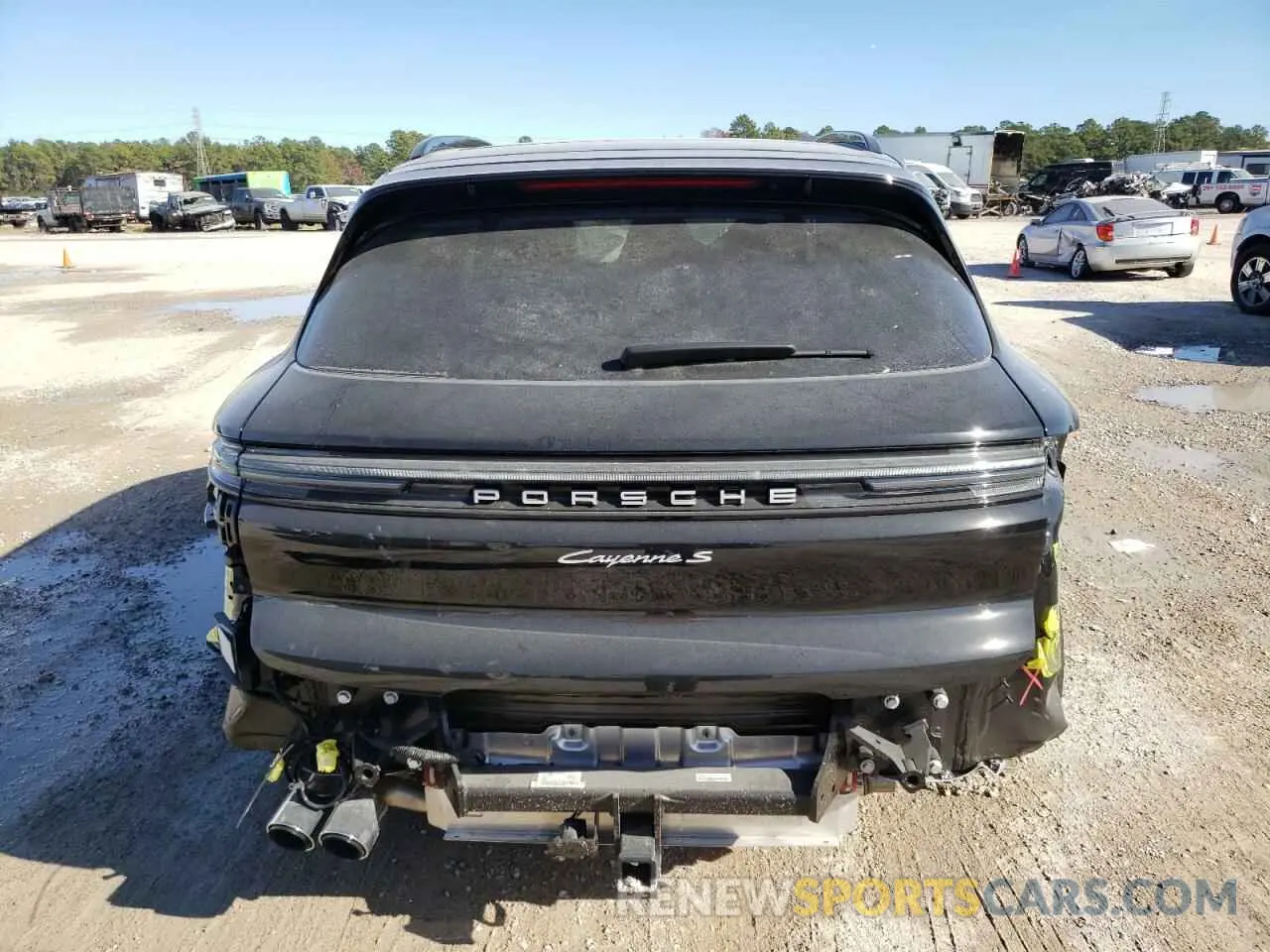 6 fotografías del automóvil dañado WP1AL2AY4RDA32627 PORSCHE CAYENNE 2024