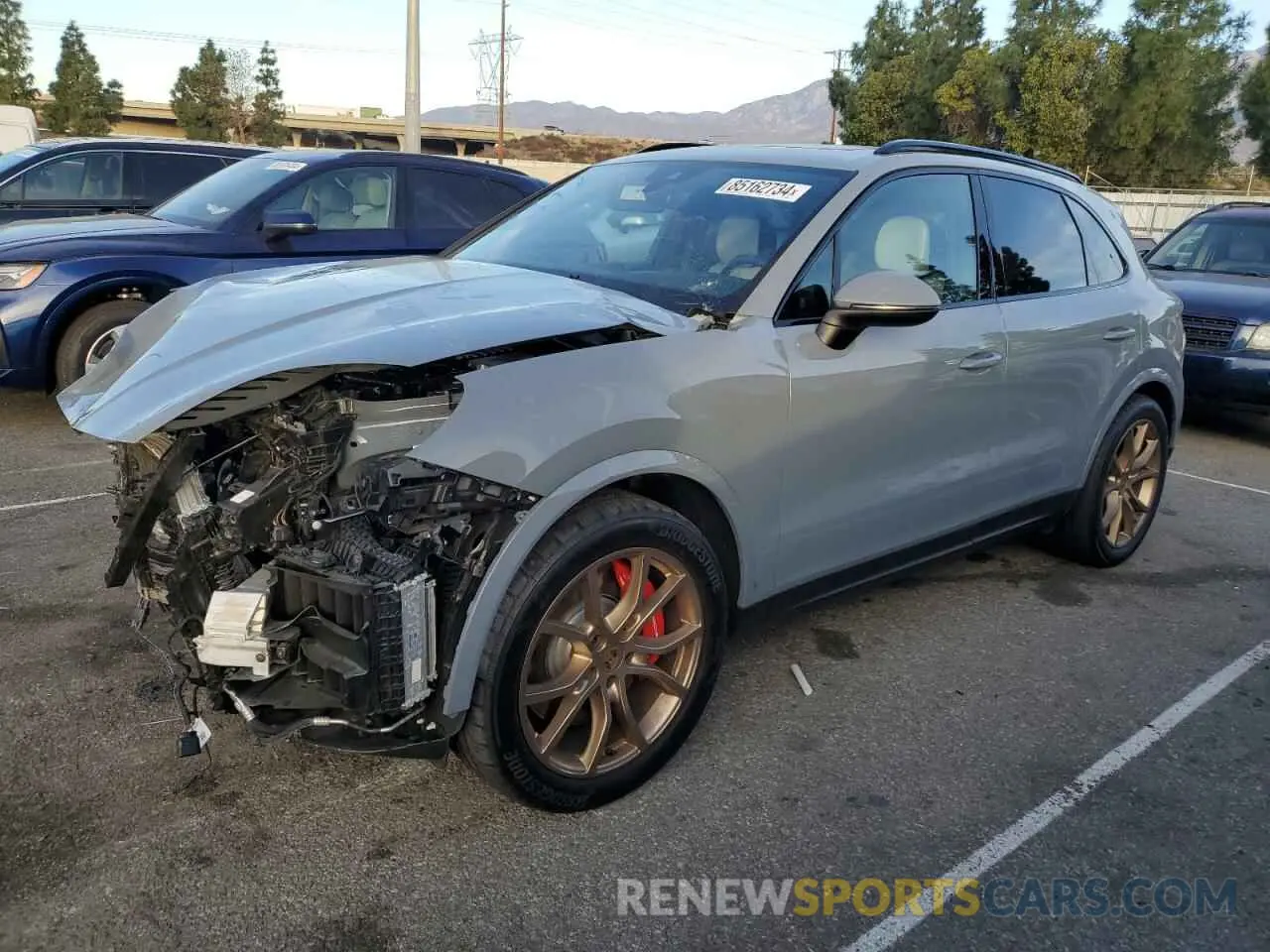 1 fotografías del automóvil dañado WP1AL2AY8RDA34476 PORSCHE CAYENNE 2024