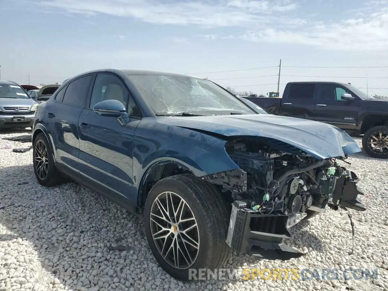 4 fotografías del automóvil dañado WP1BA2AY7RDA53465 PORSCHE CAYENNE 2024