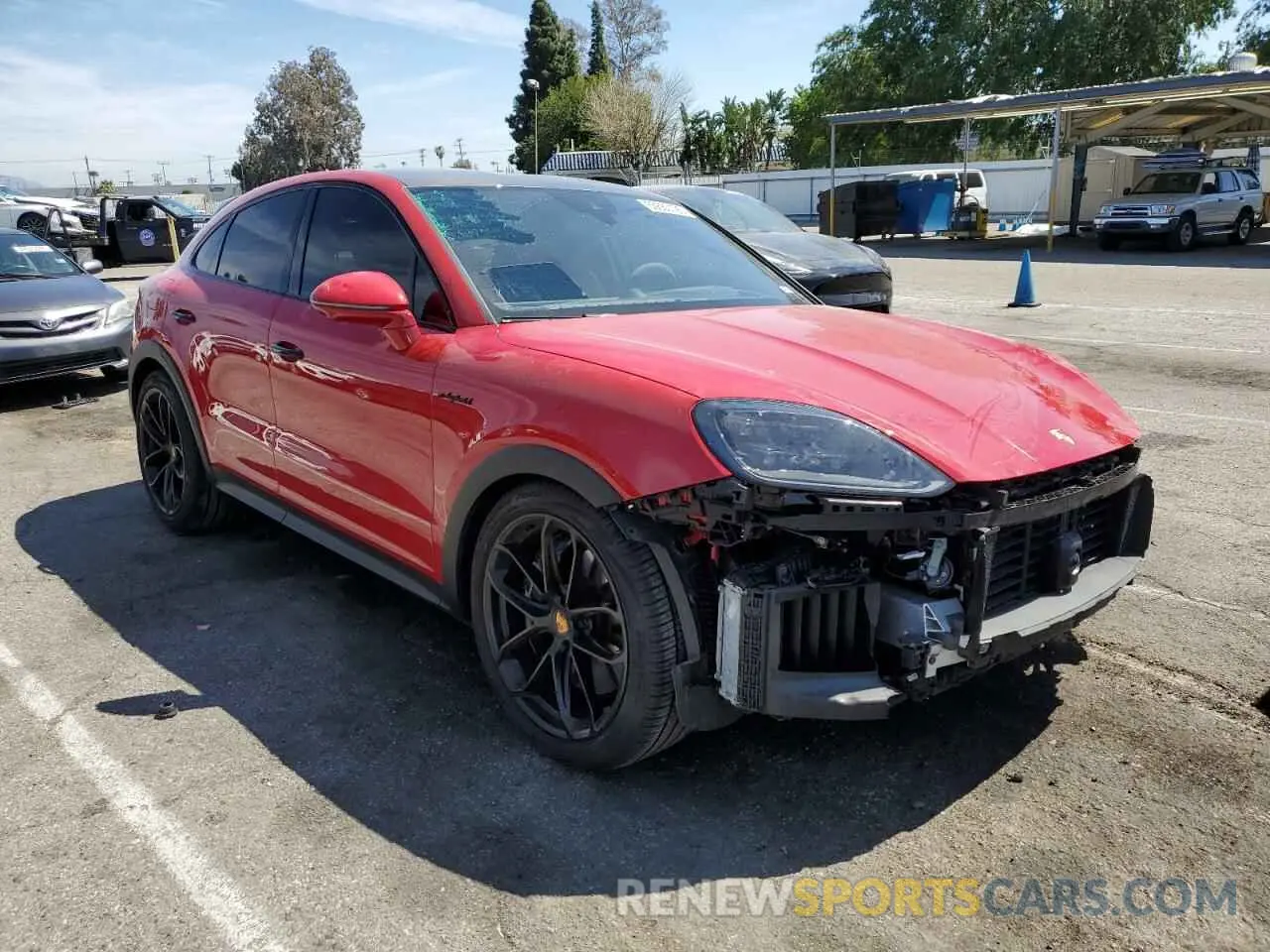 4 fotografías del automóvil dañado WP1BM2AY0RDA71068 PORSCHE CAYENNE 2024