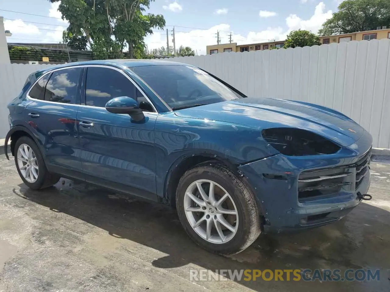 4 fotografías del automóvil dañado WP1AA2AY7SDA03960 PORSCHE CAYENNE 2025