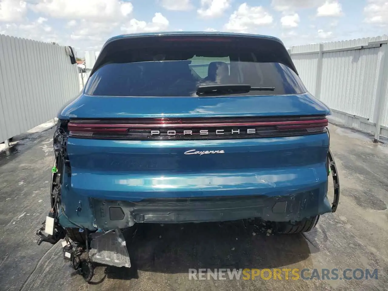 6 fotografías del automóvil dañado WP1AA2AY7SDA03960 PORSCHE CAYENNE 2025