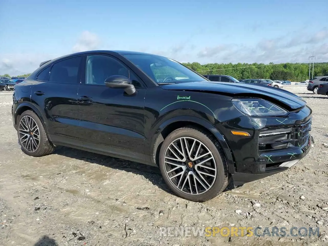 4 fotografías del automóvil dañado WP1BA2AY2SDA30469 PORSCHE CAYENNE 2025