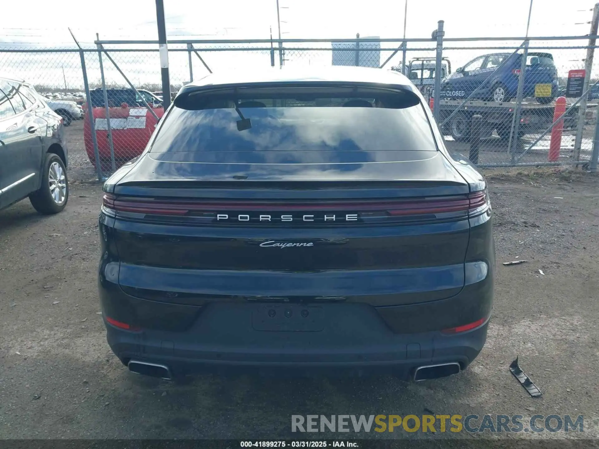15 fotografías del automóvil dañado WP1BA2AY4SDA29016 PORSCHE CAYENNE 2025