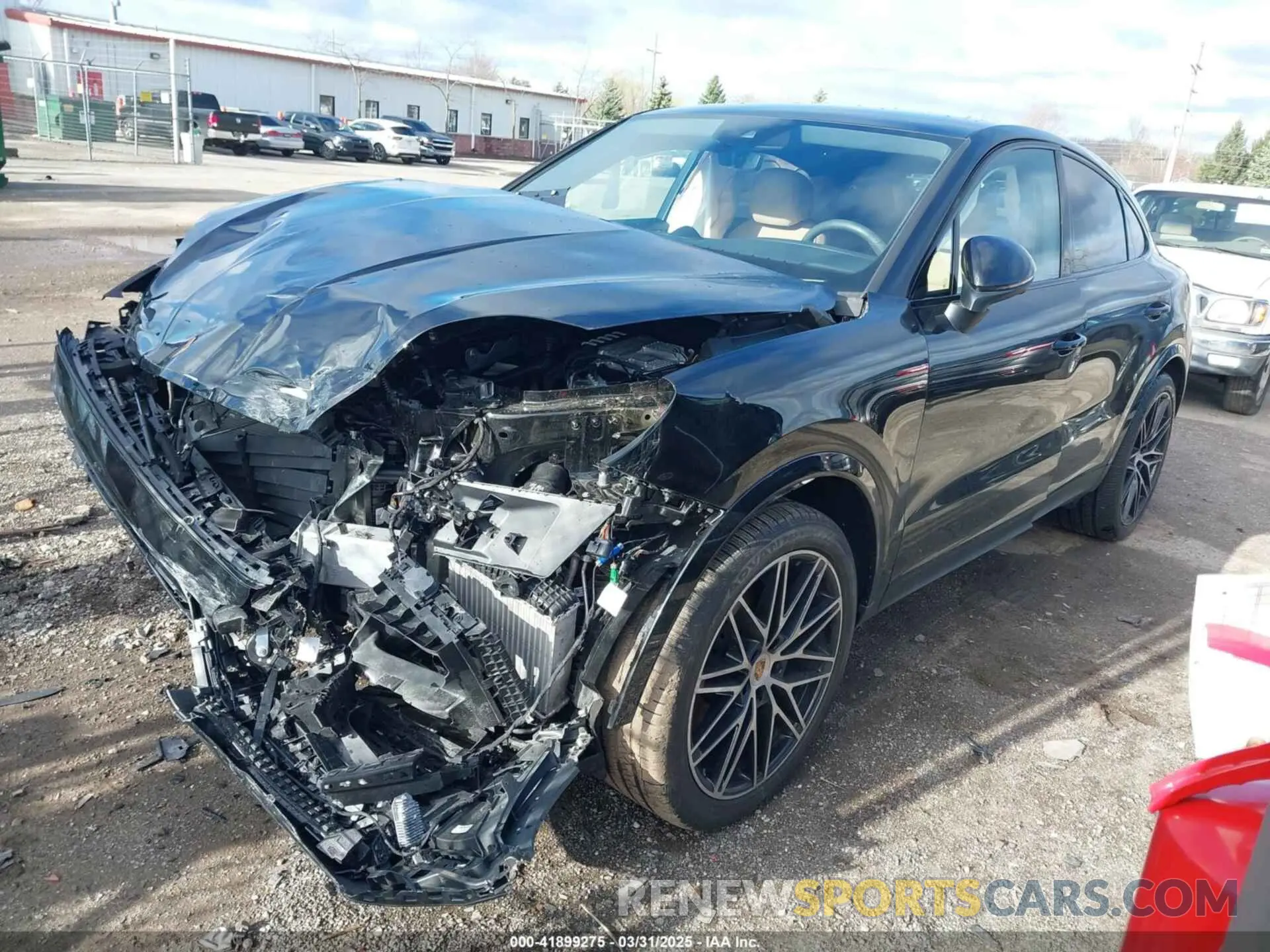 2 fotografías del automóvil dañado WP1BA2AY4SDA29016 PORSCHE CAYENNE 2025