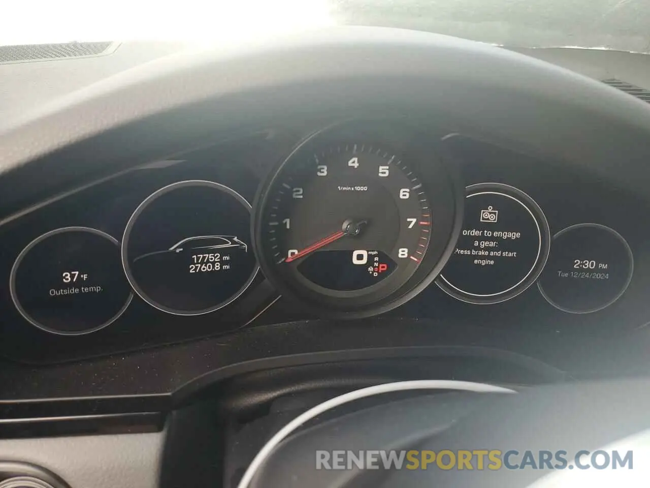 9 fotografías del automóvil dañado WP1AA2AY0PDA01250 PORSCHE CAYENNE BA 2023