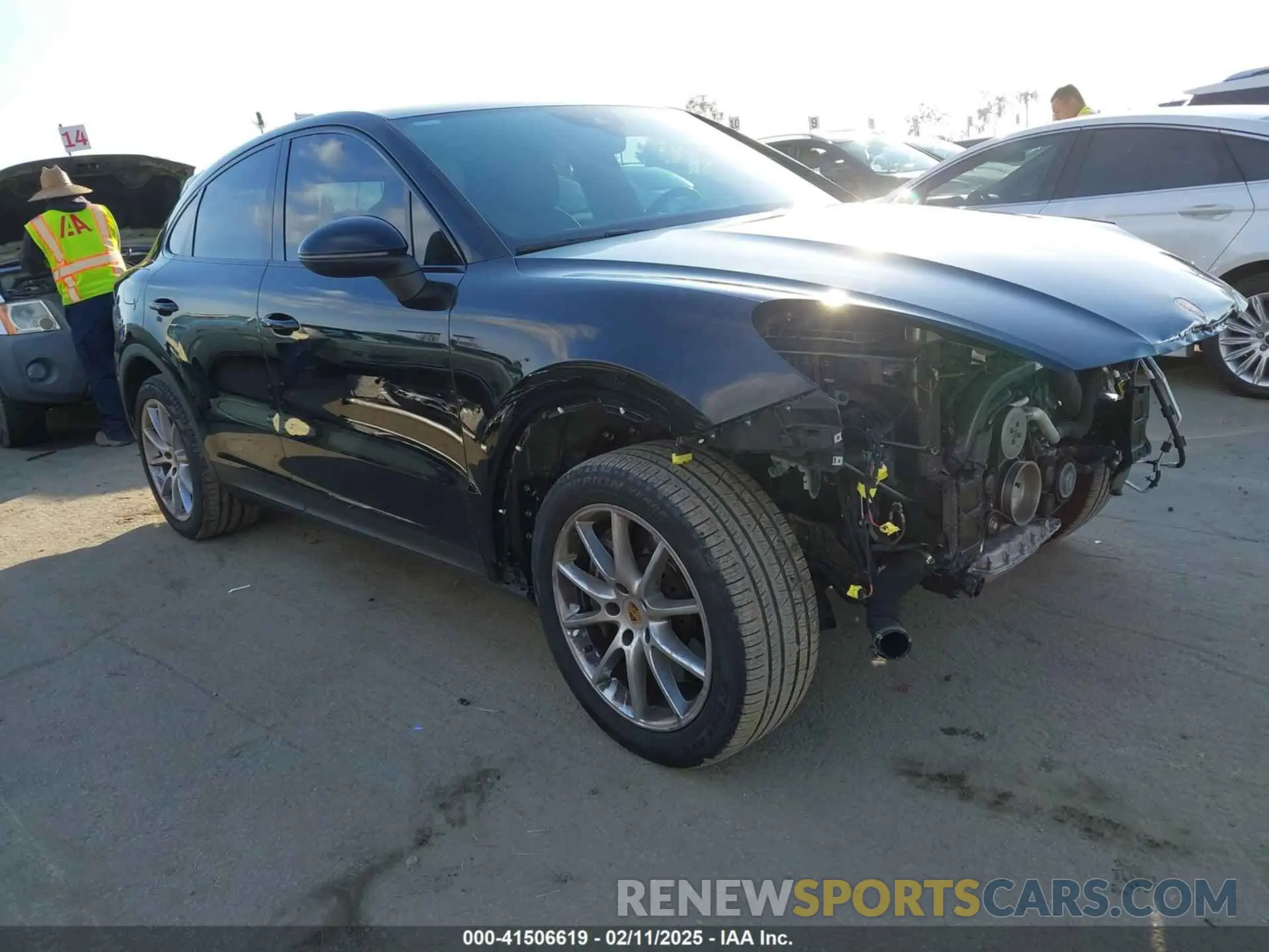 1 fotografías del automóvil dañado WP1BA2AY3MDA41192 PORSCHE CAYENNE COUPE 2021